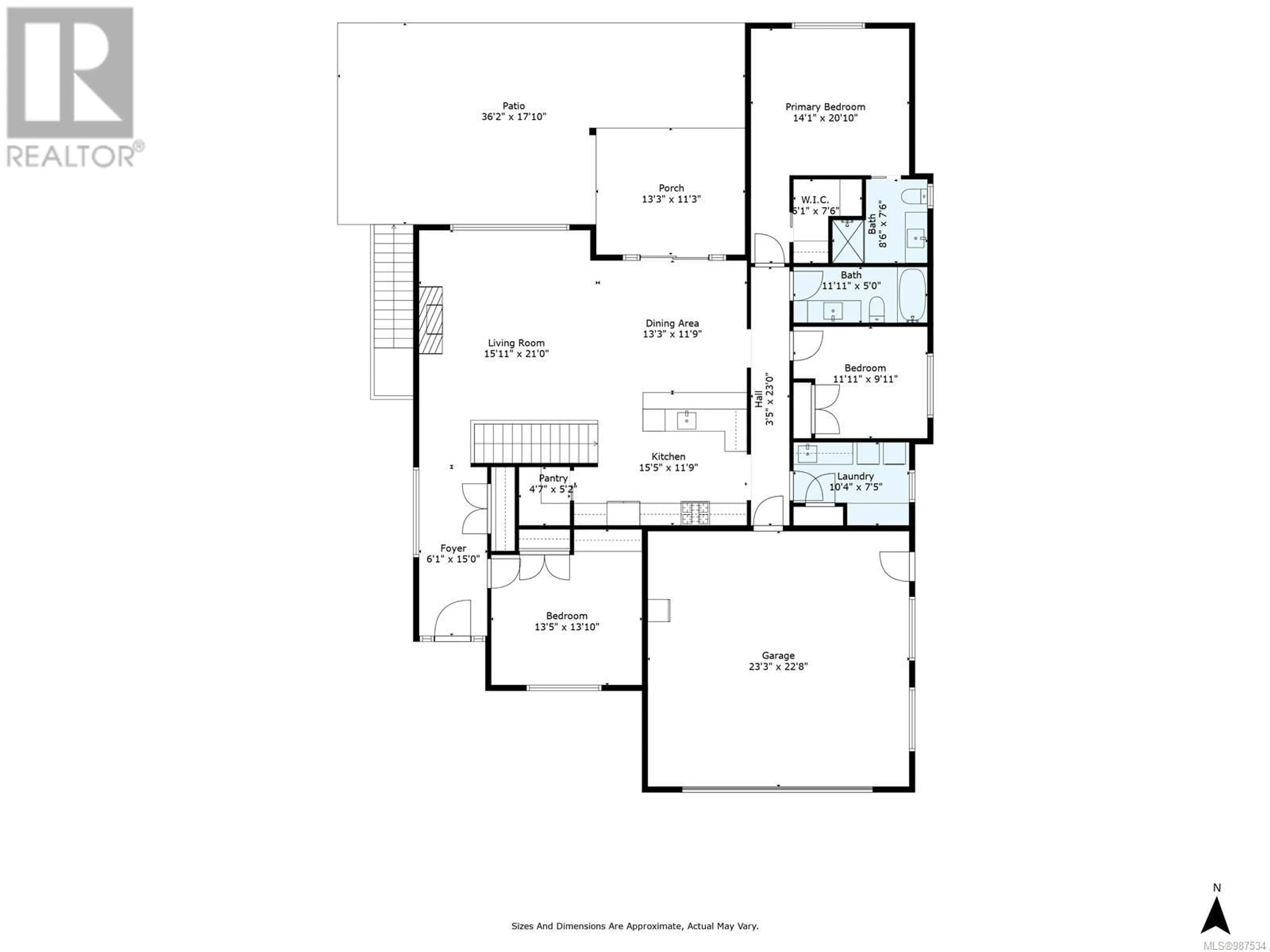 Floor plan for 3569 PARKVIEW CRESCENT, Port Alberni British Columbia V9Y0C8