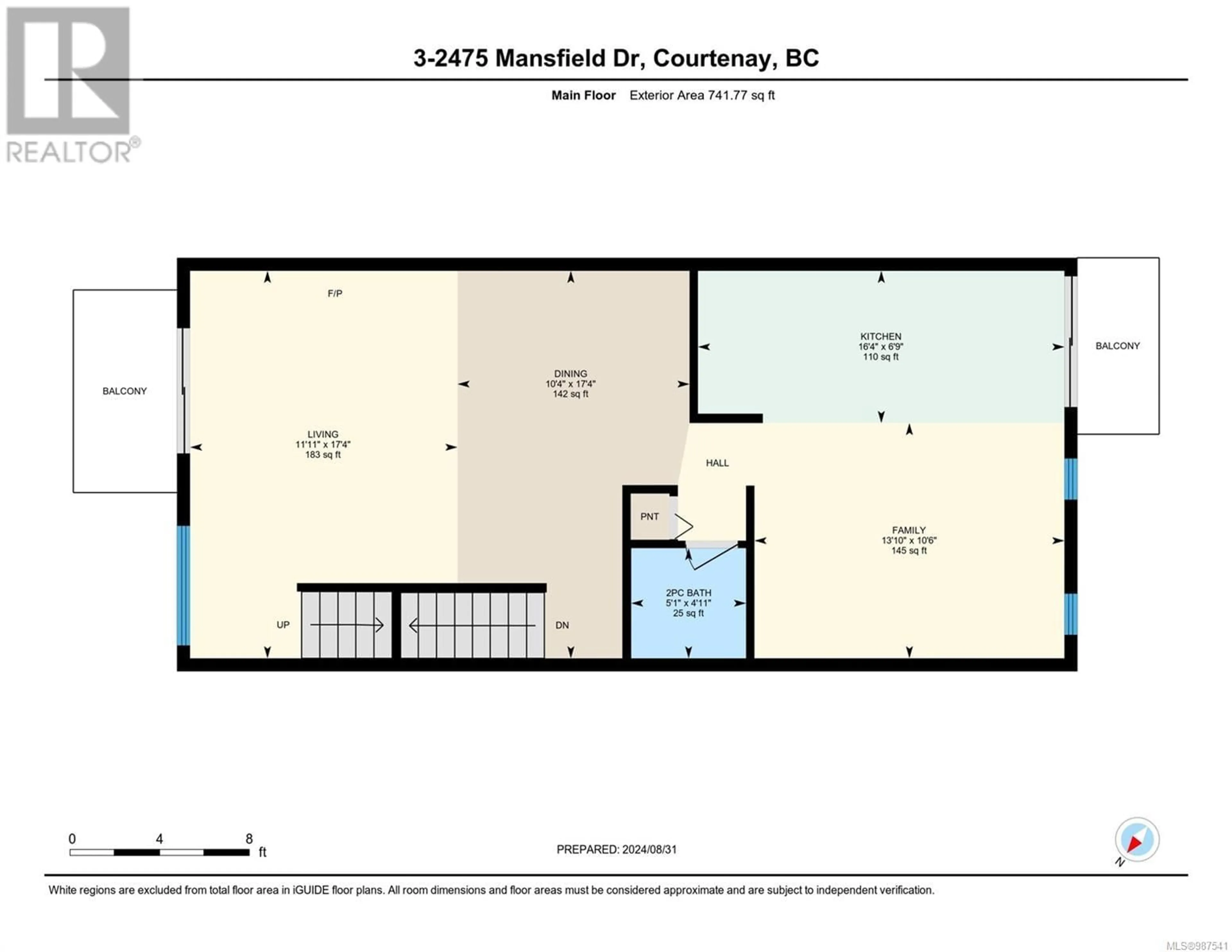 Floor plan for 3 2475 Mansfield Dr, Courtenay British Columbia V9N2M2