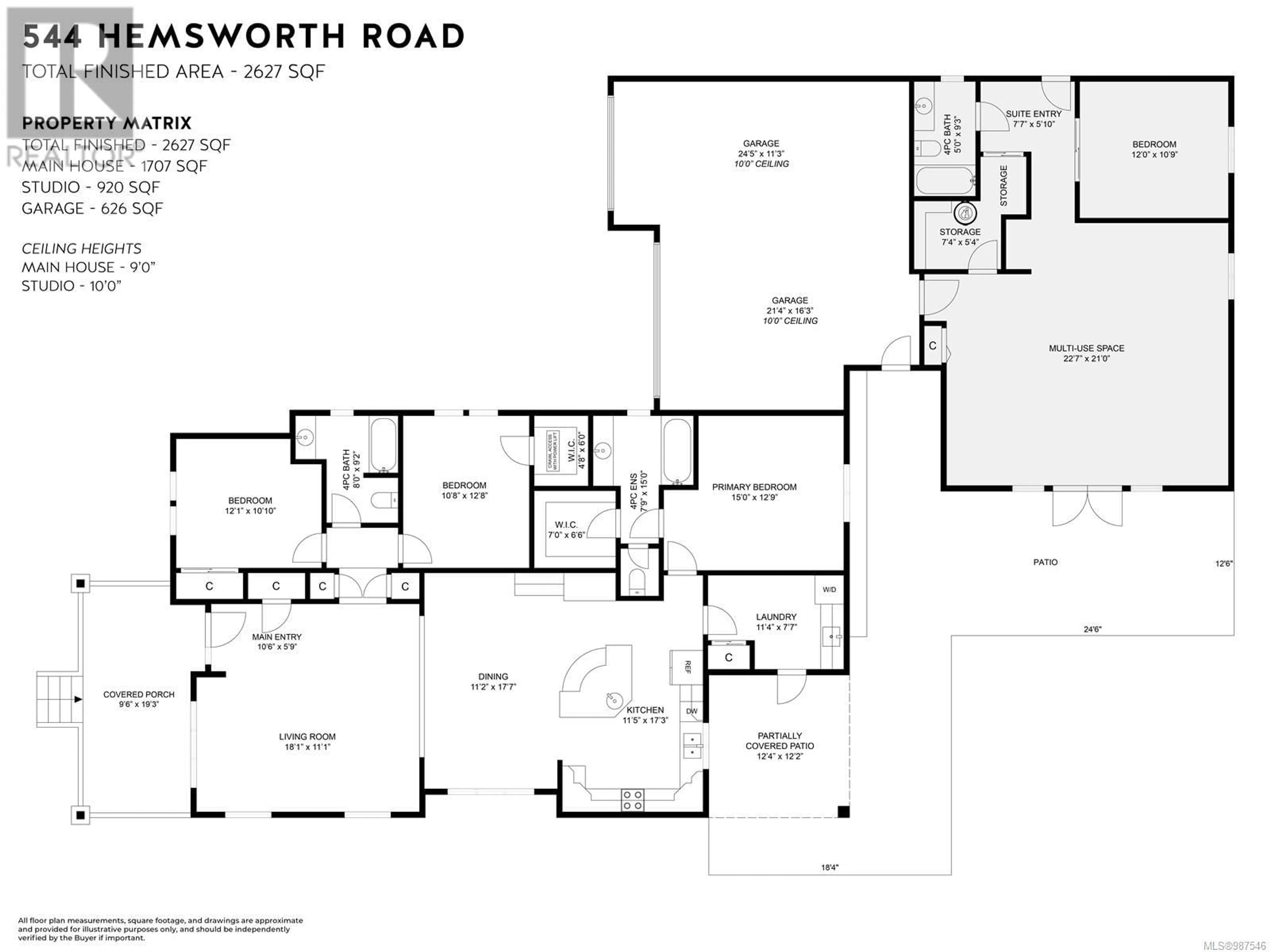 Floor plan for 544 Hemsworth Rd, Qualicum Beach British Columbia V9K1B8