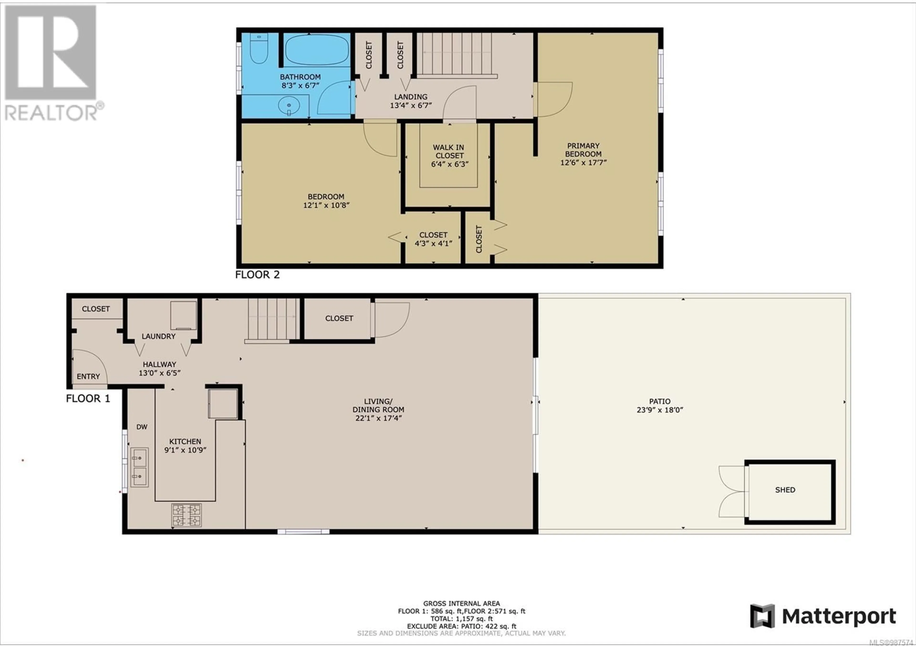 Floor plan for 20 255 Anderton Ave, Courtenay British Columbia V9N2G9