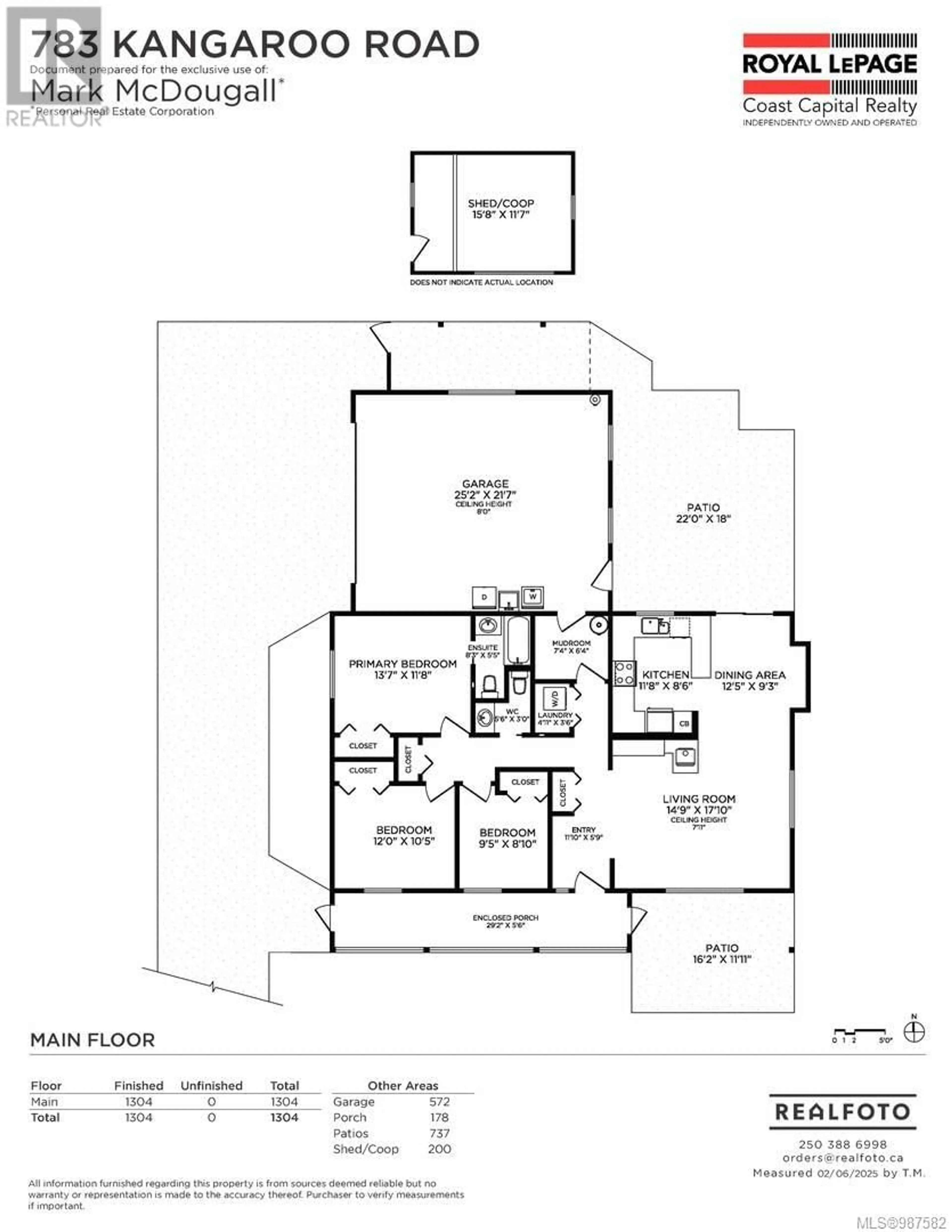 Floor plan for 783 Kangaroo Rd, Metchosin British Columbia V9C4E2