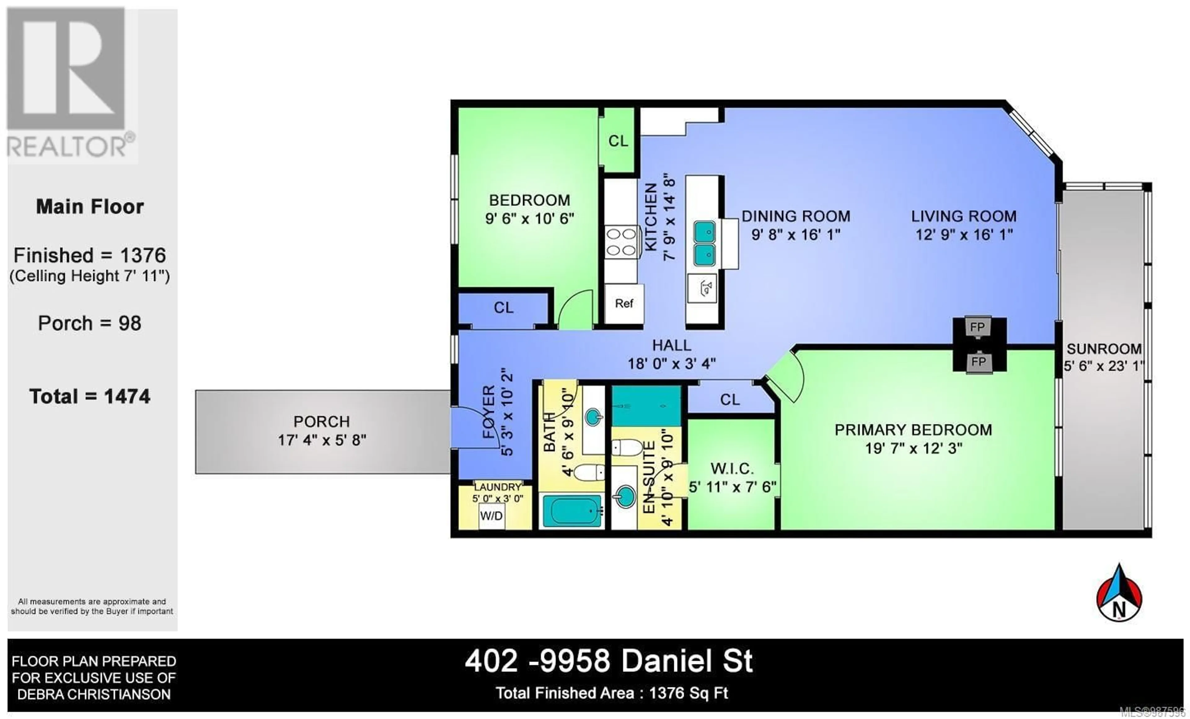 Floor plan for 402 9958 Daniel St, Chemainus British Columbia V0R1K1