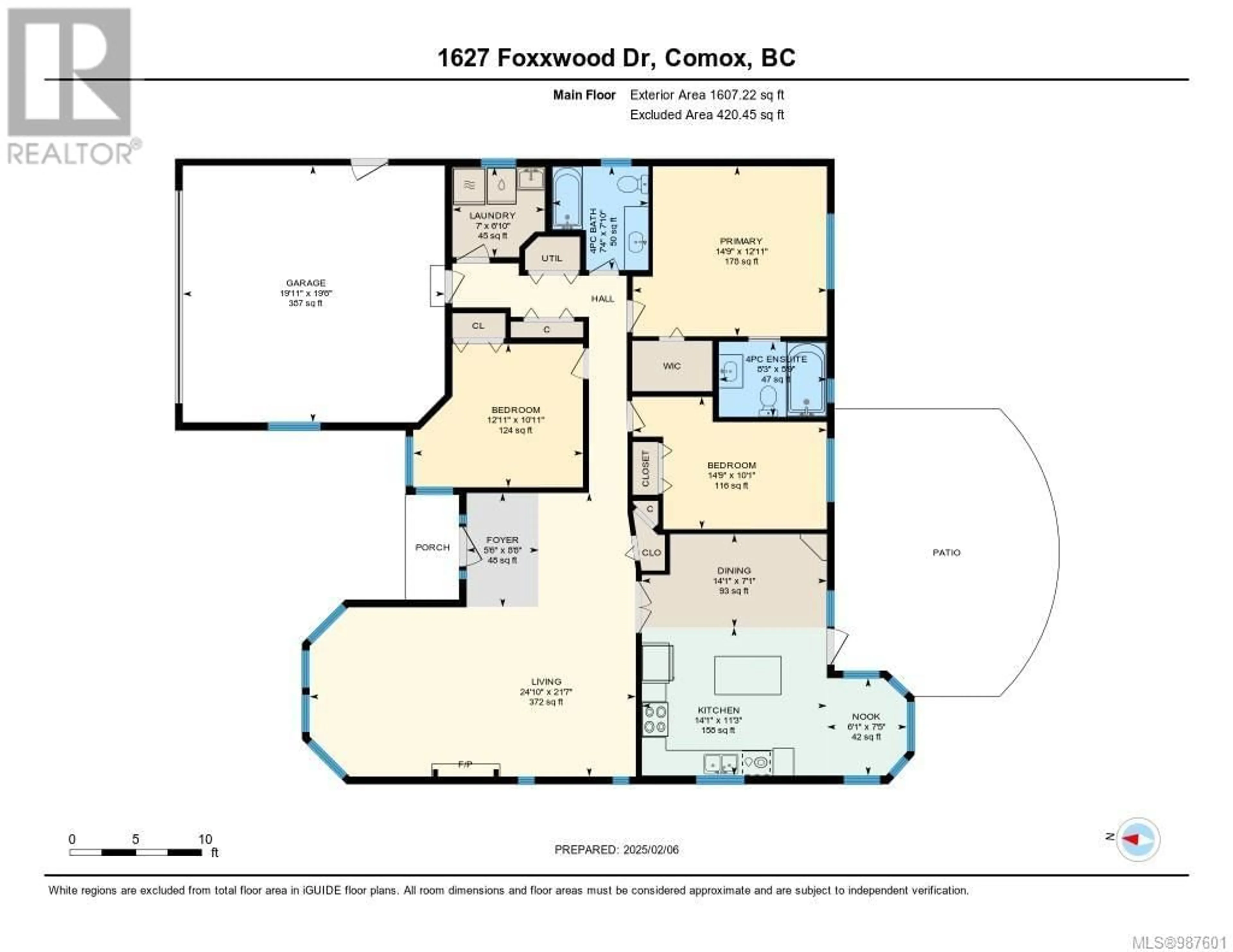 Floor plan for 1627 Foxxwood Dr, Comox British Columbia V9M1B3