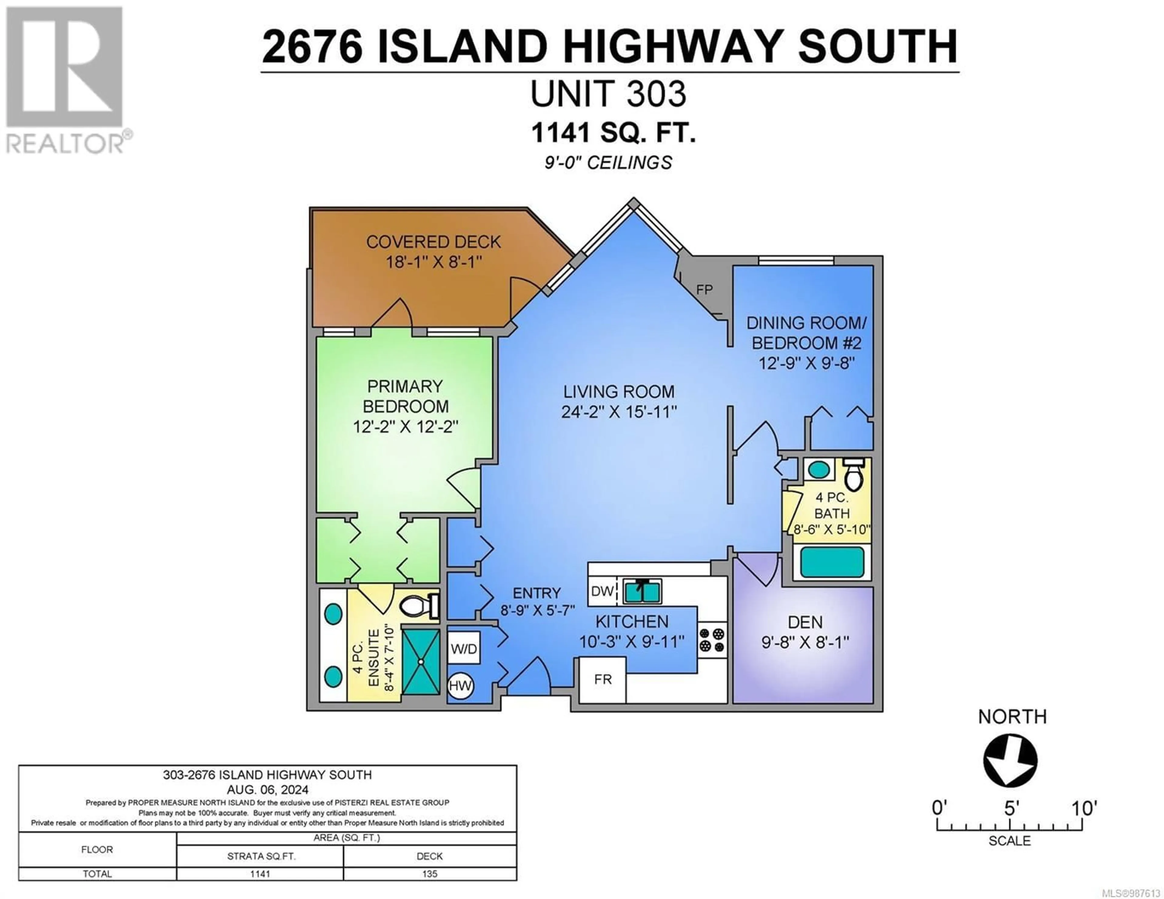 Floor plan for 303 - 2676 ISLAND HIGHWAY, Campbell River British Columbia V9W1C7