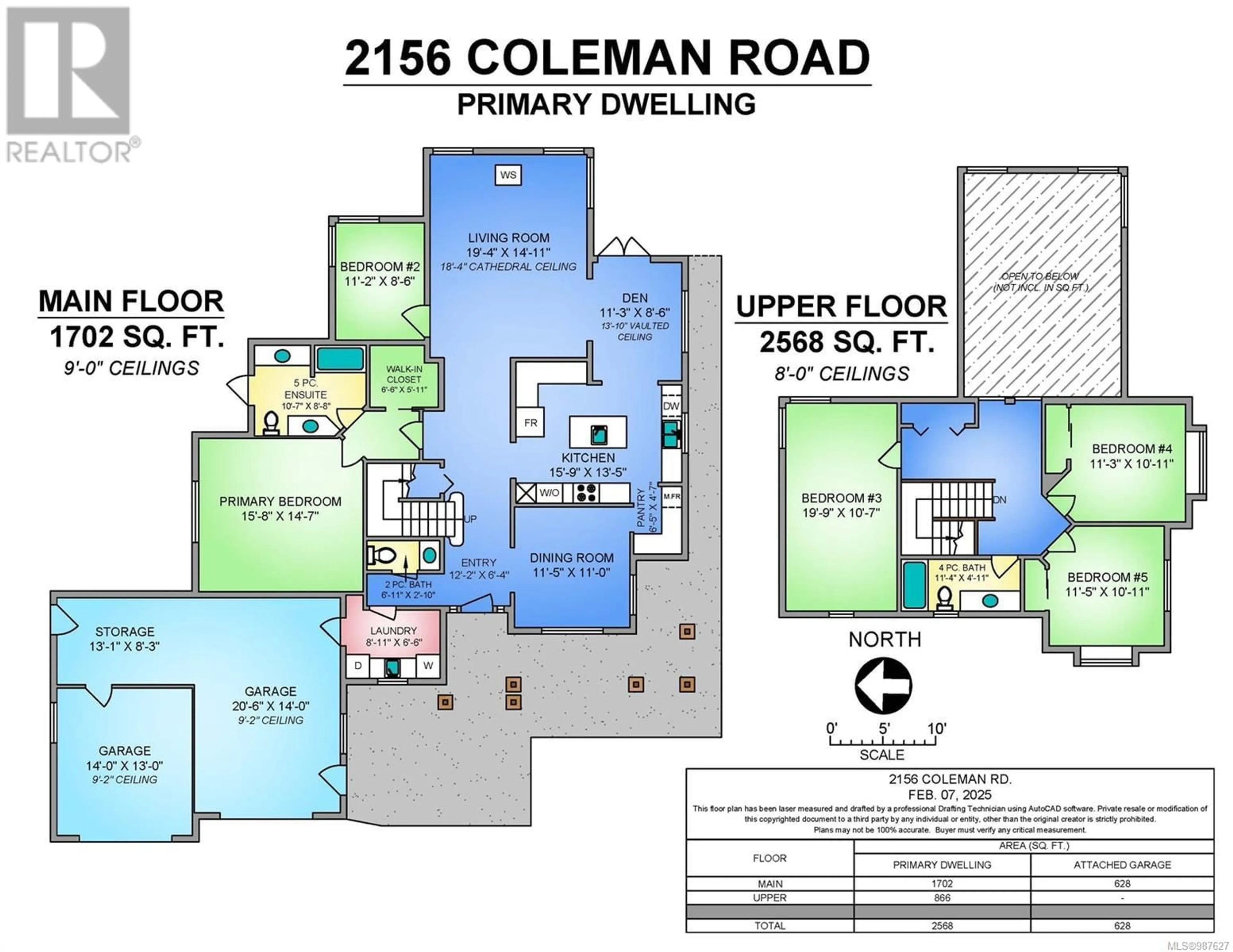 Floor plan for 2156 Coleman Rd, Courtenay British Columbia V9J1P2