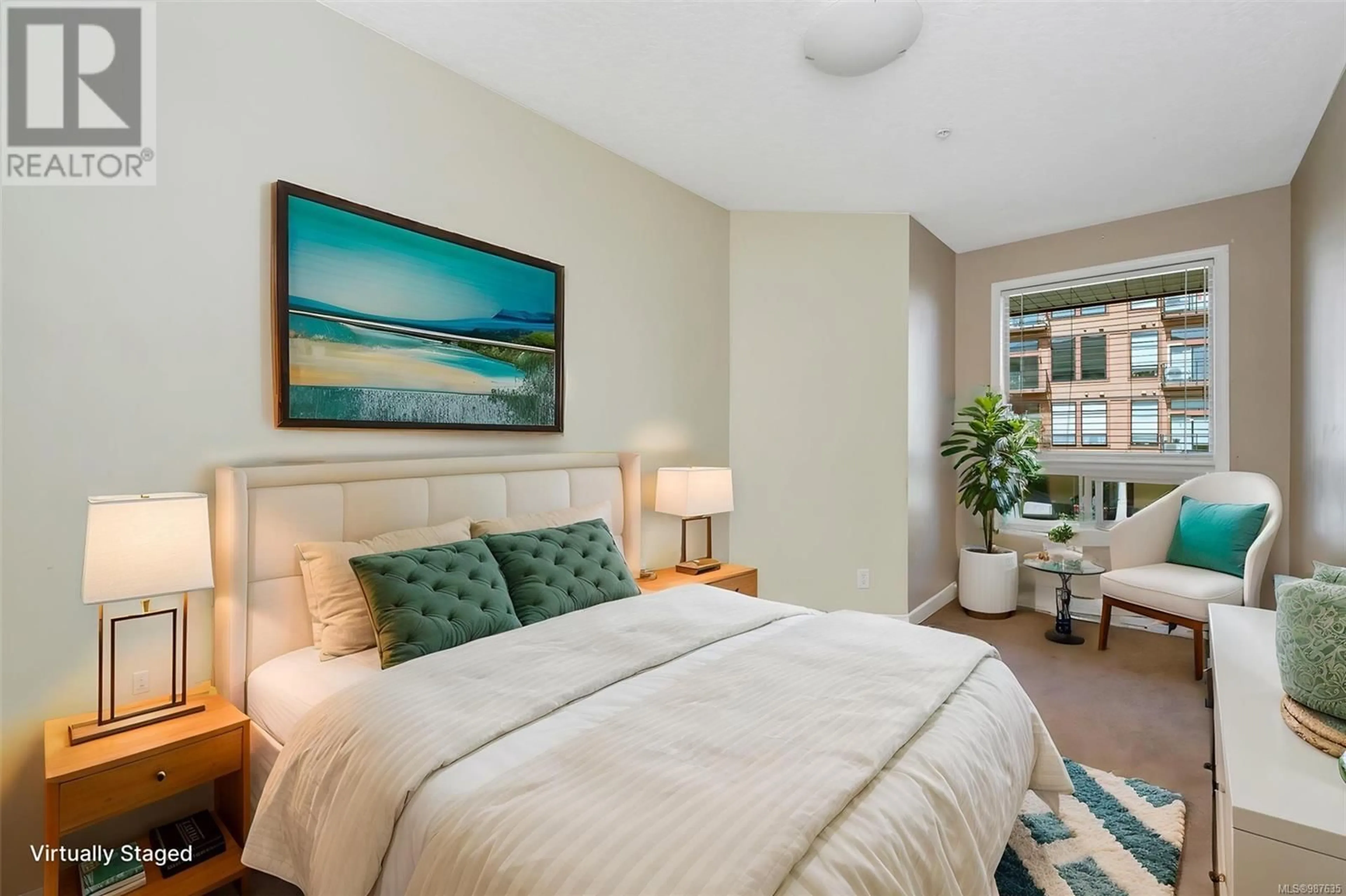 Bedroom with bed, unknown for 210 - 825 GOLDSTREAM AVENUE, Langford British Columbia V9B2X8
