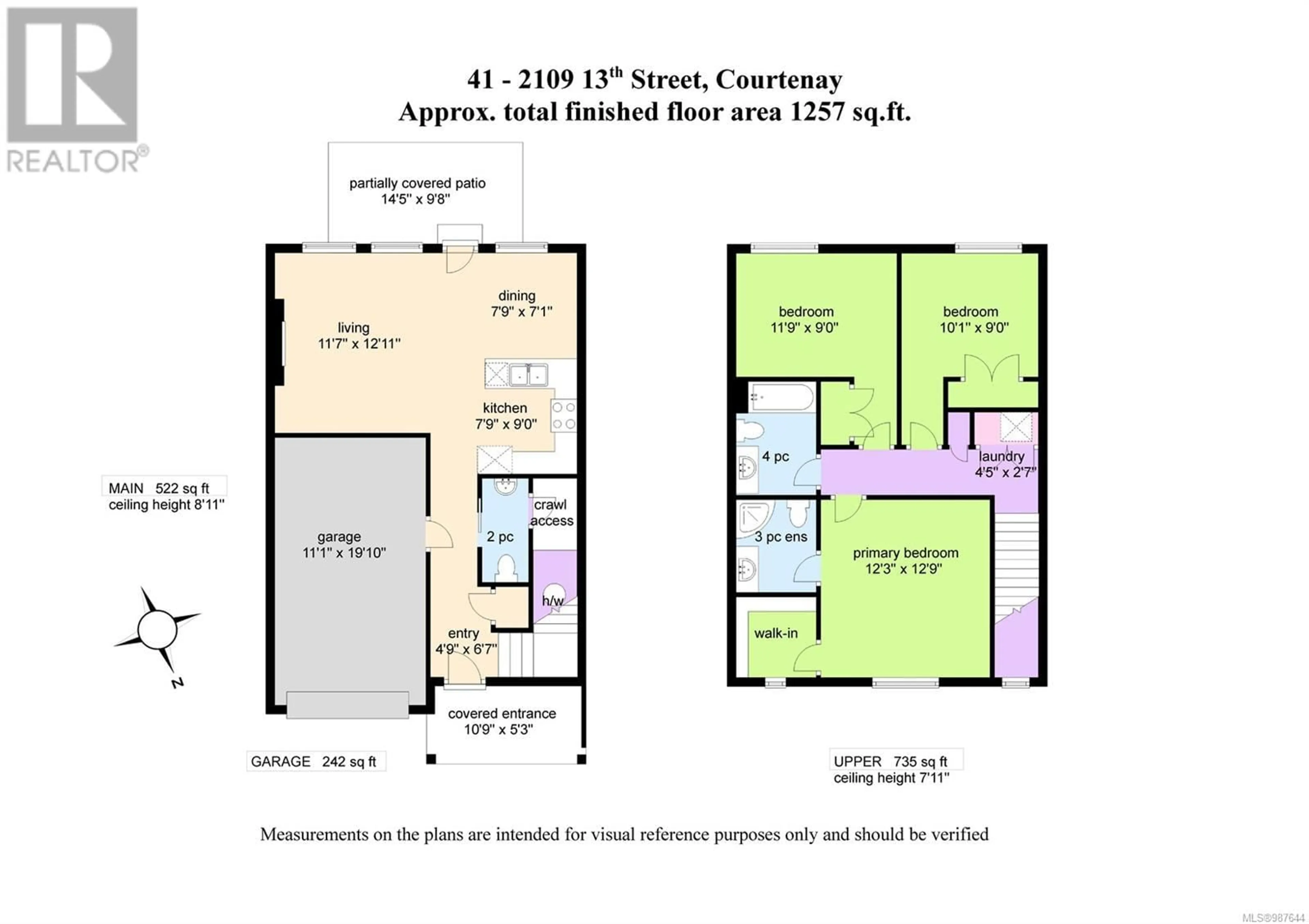 Floor plan for 41 2109 13th St, Courtenay British Columbia V9N0B1