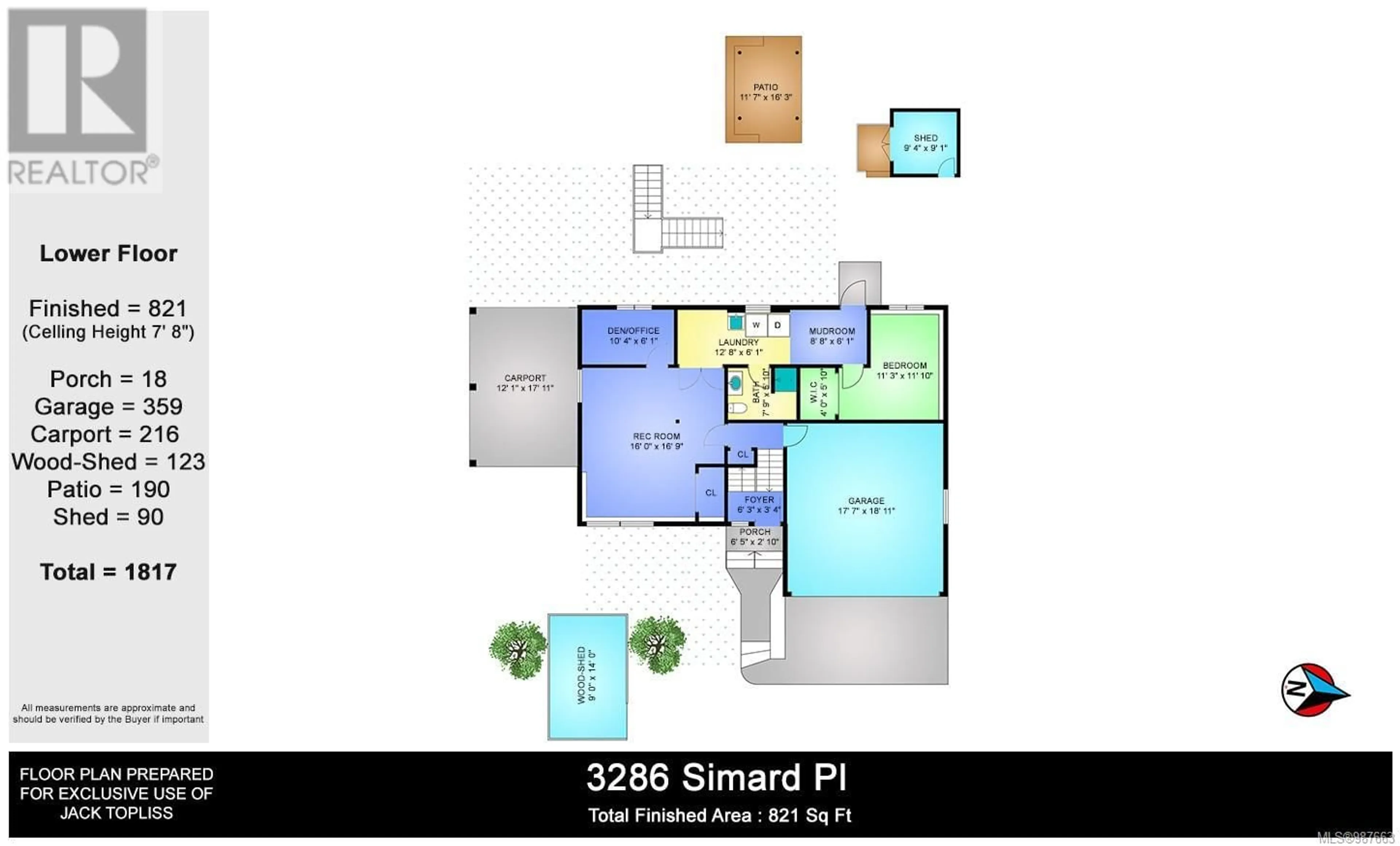 Floor plan for 3286 Simard Pl, Cobble Hill British Columbia V0R1L0