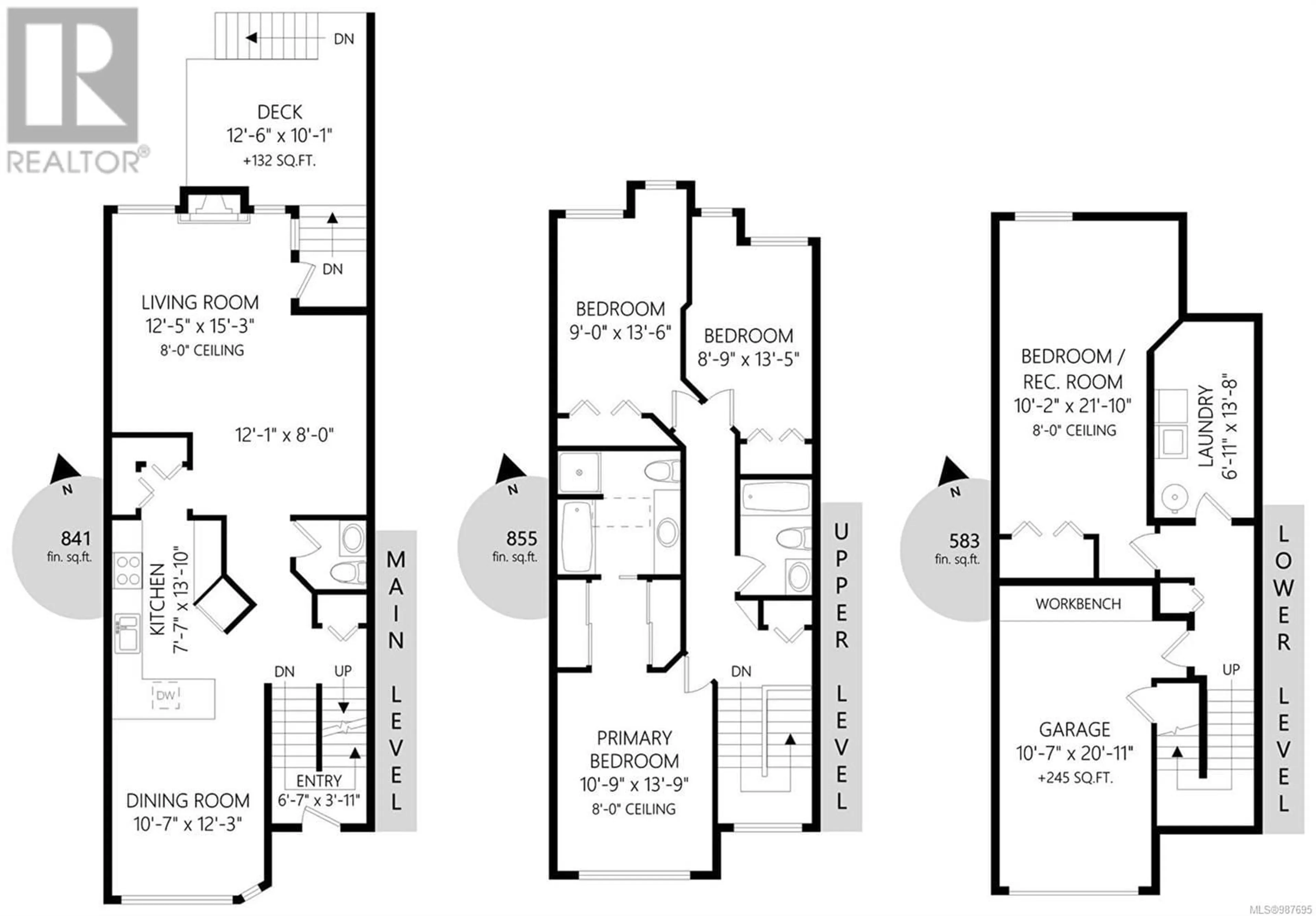 Floor plan for 15 - 4619 ELK LAKE DRIVE, Saanich British Columbia V8Z5M2