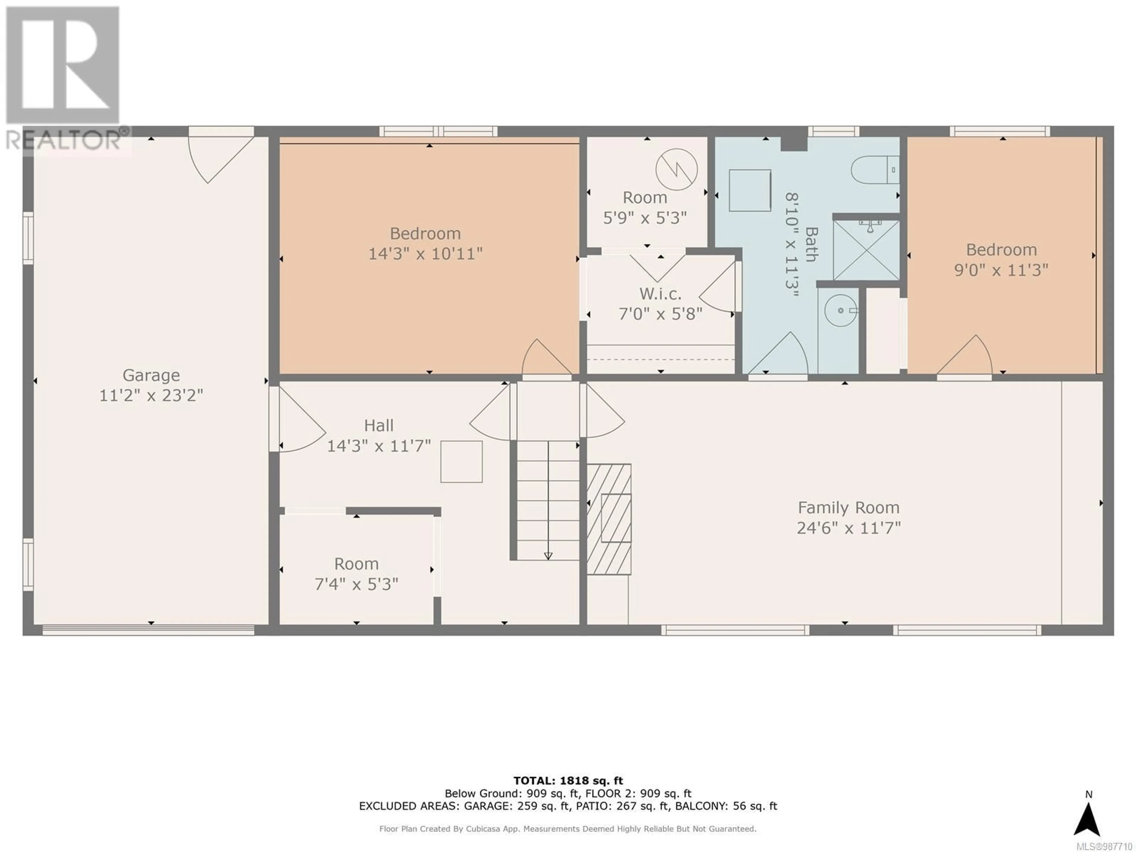 Floor plan for 3687 Craig Rd, Port Alberni British Columbia V9Y5Y9