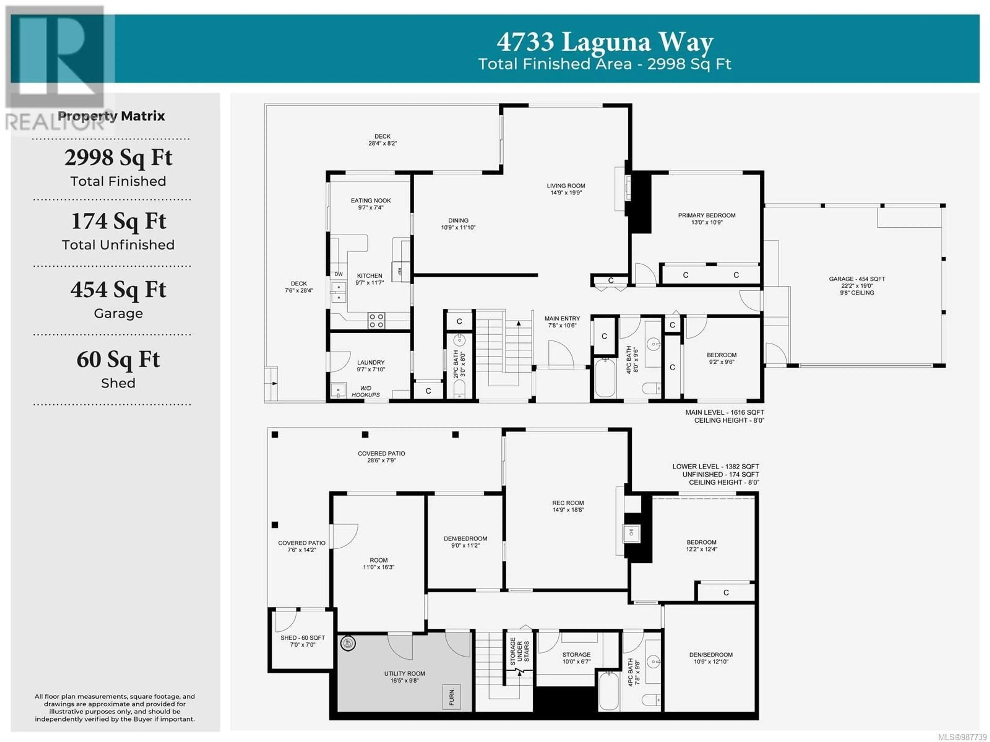 Floor plan for 4733 Laguna Way, Nanaimo British Columbia V9T5C2