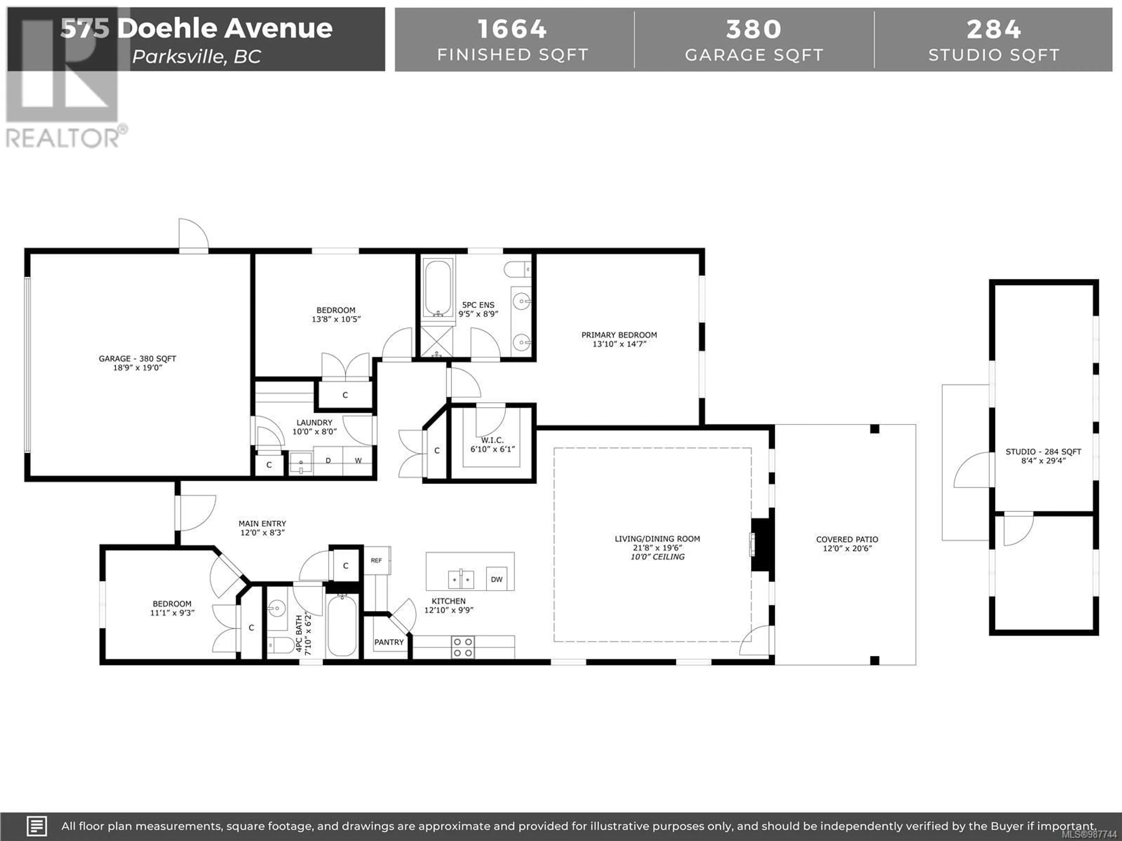 Floor plan for 575 DOEHLE AVENUE, Parksville British Columbia V9P1A3