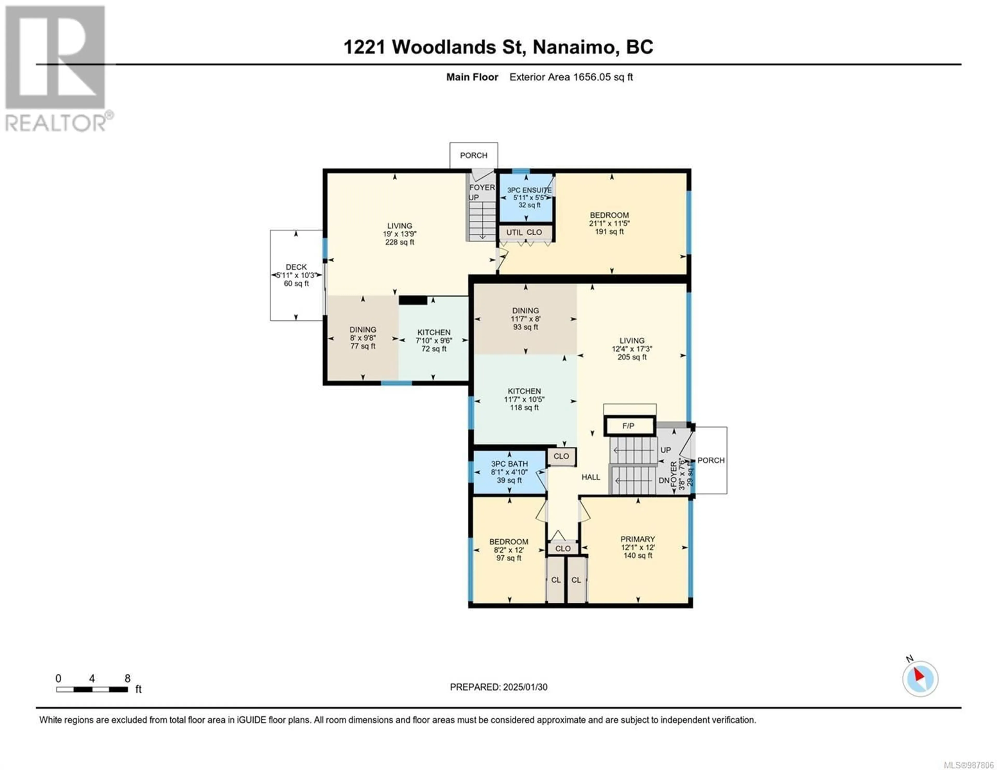 Floor plan for 1221 Woodlands St, Nanaimo British Columbia V9S2T8