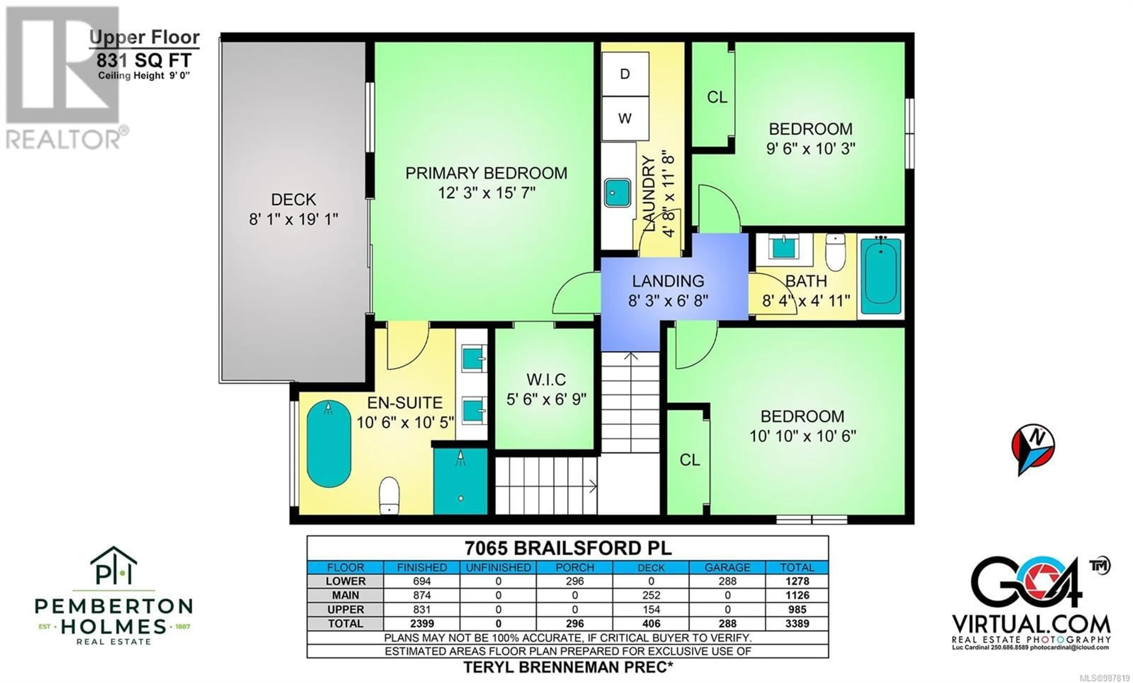Floor plan for 7065 BRAILSFORD PLACE, Sooke British Columbia V9Z1R2
