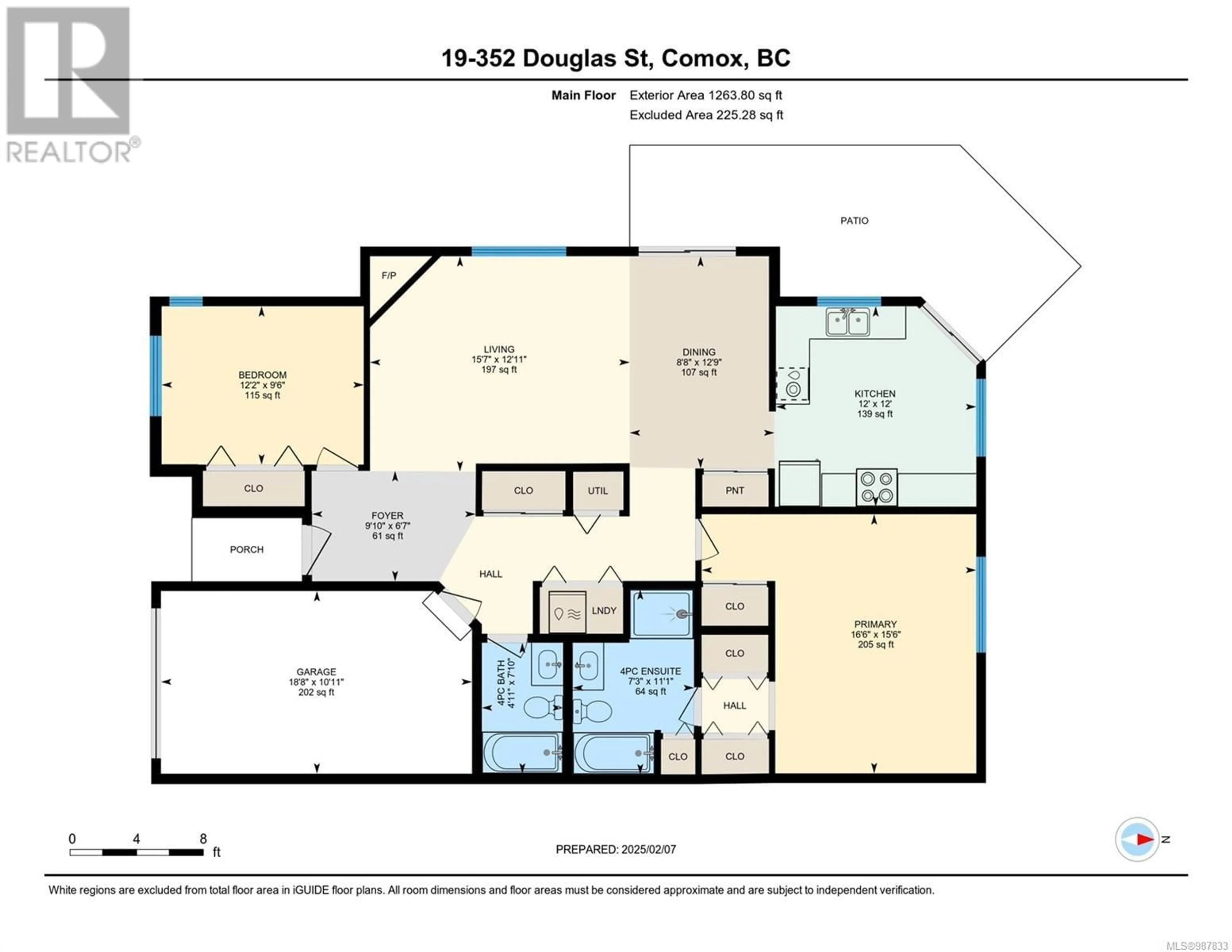 Floor plan for 19 352 Douglas St, Comox British Columbia V9M2C5