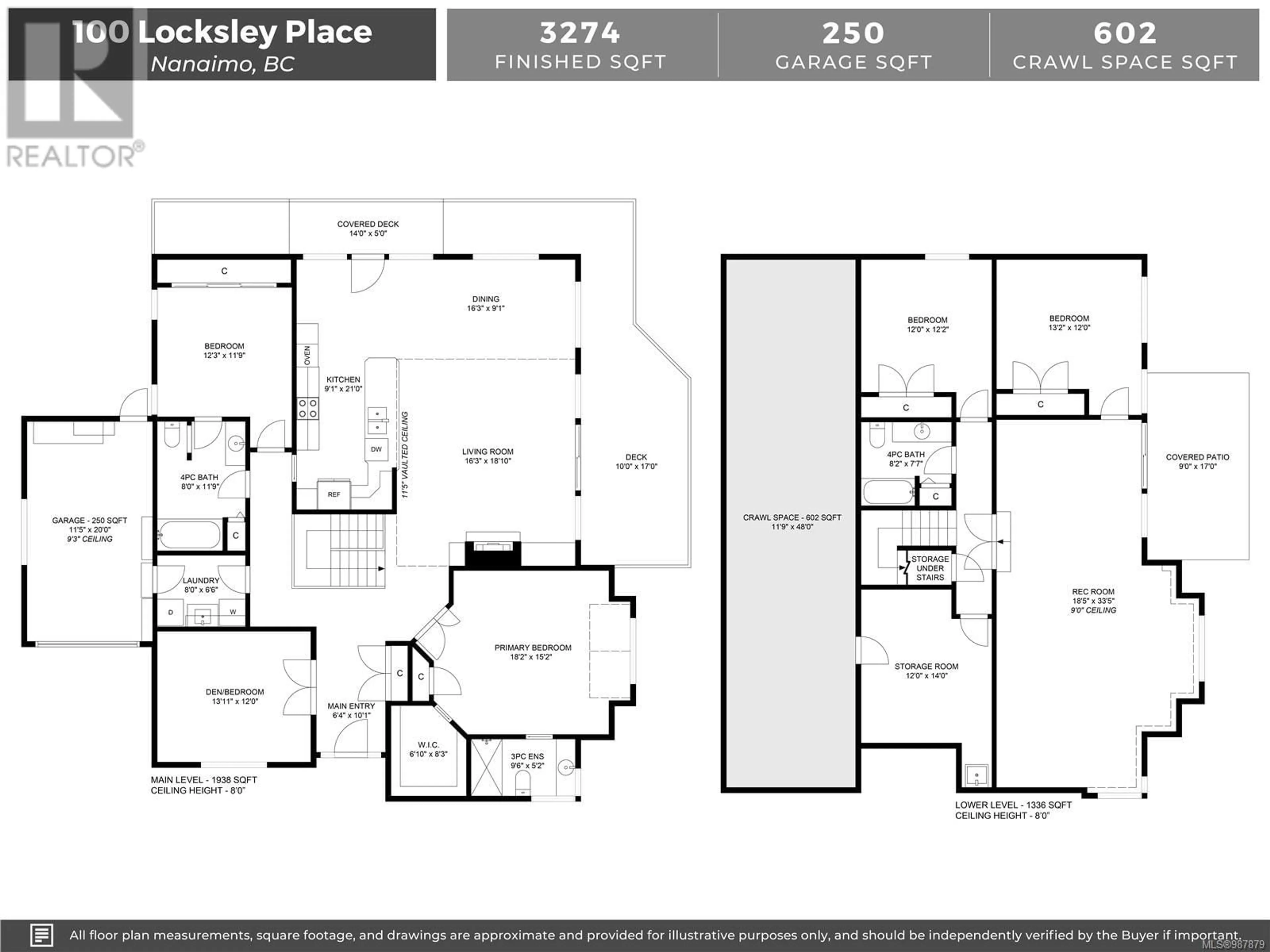 Floor plan for 100 Locksley Pl, Nanaimo British Columbia V9T4S5