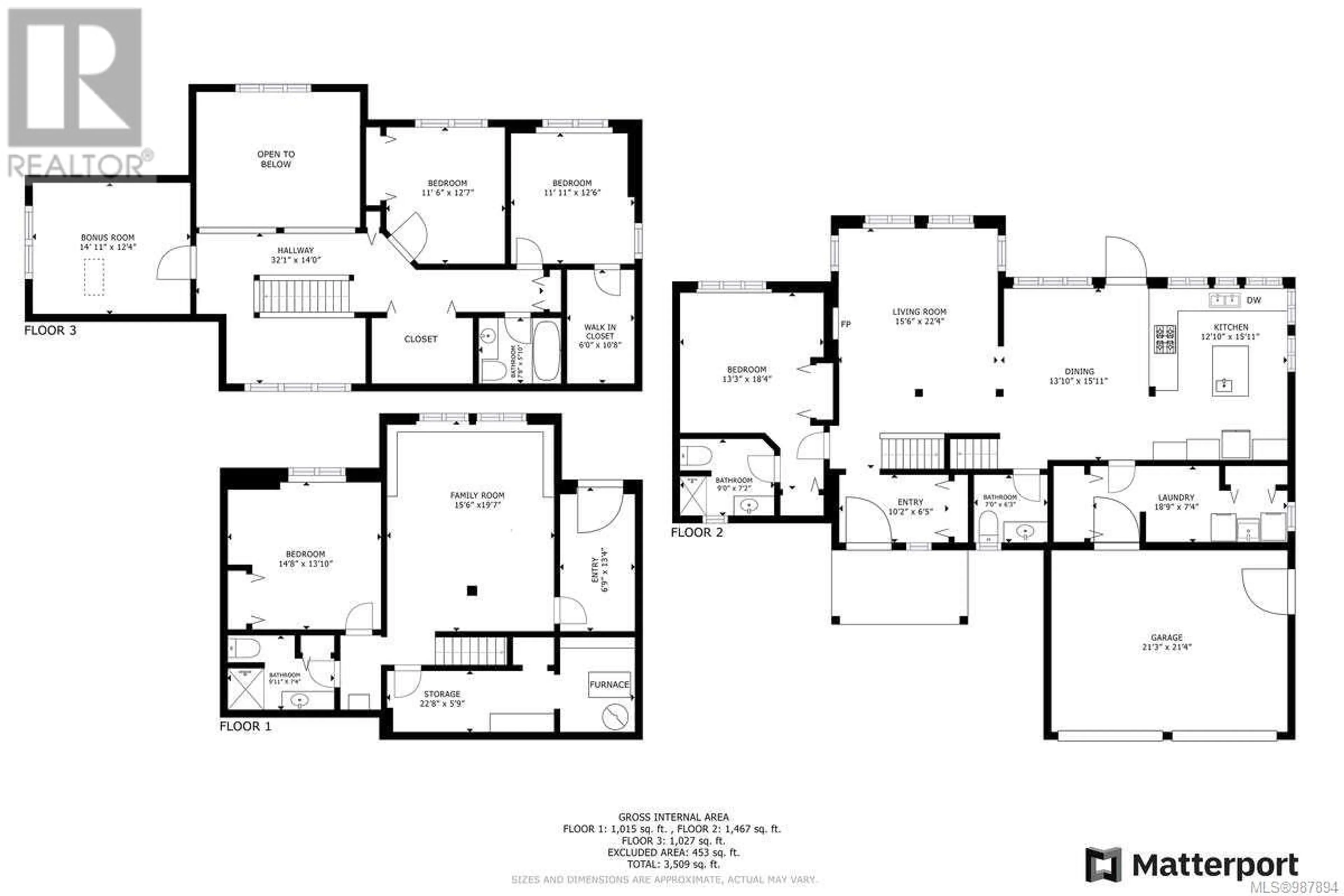 Floor plan for 3065 MARTIN ROAD, Campbell River British Columbia V9W1M4