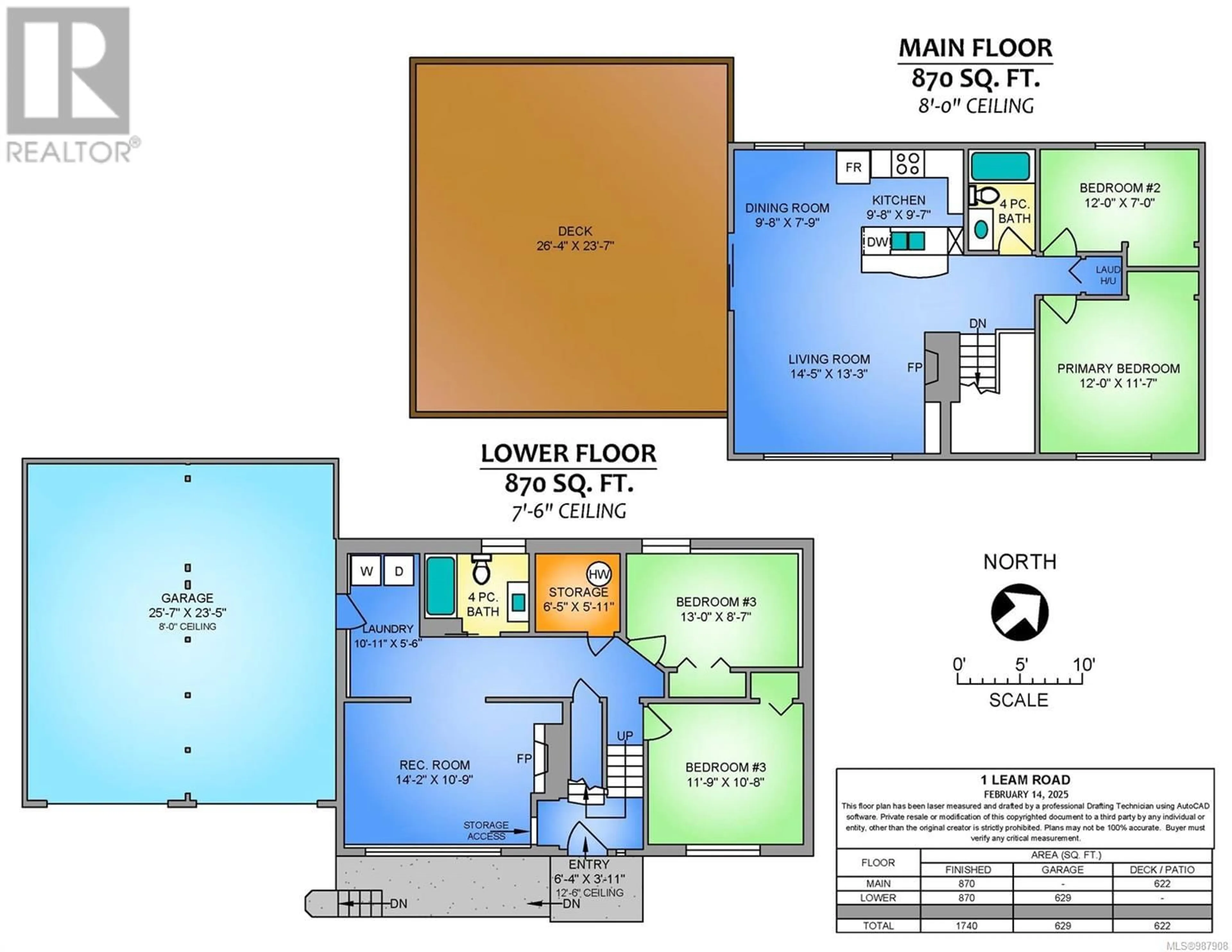 Floor plan for 1 Leam Rd, Nanaimo British Columbia V9T3N7