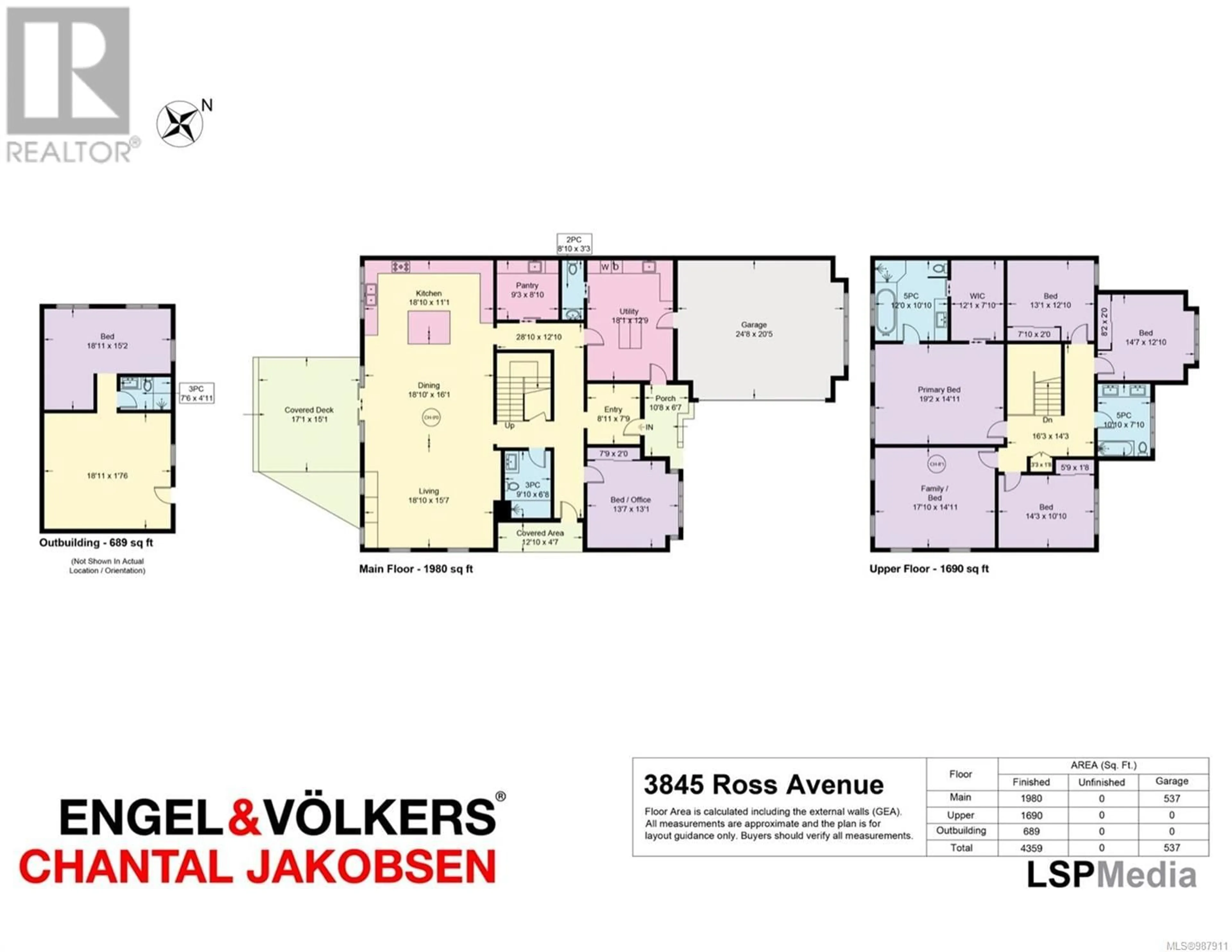 Floor plan for 3845 Ross Ave, Royston British Columbia V0R2V0