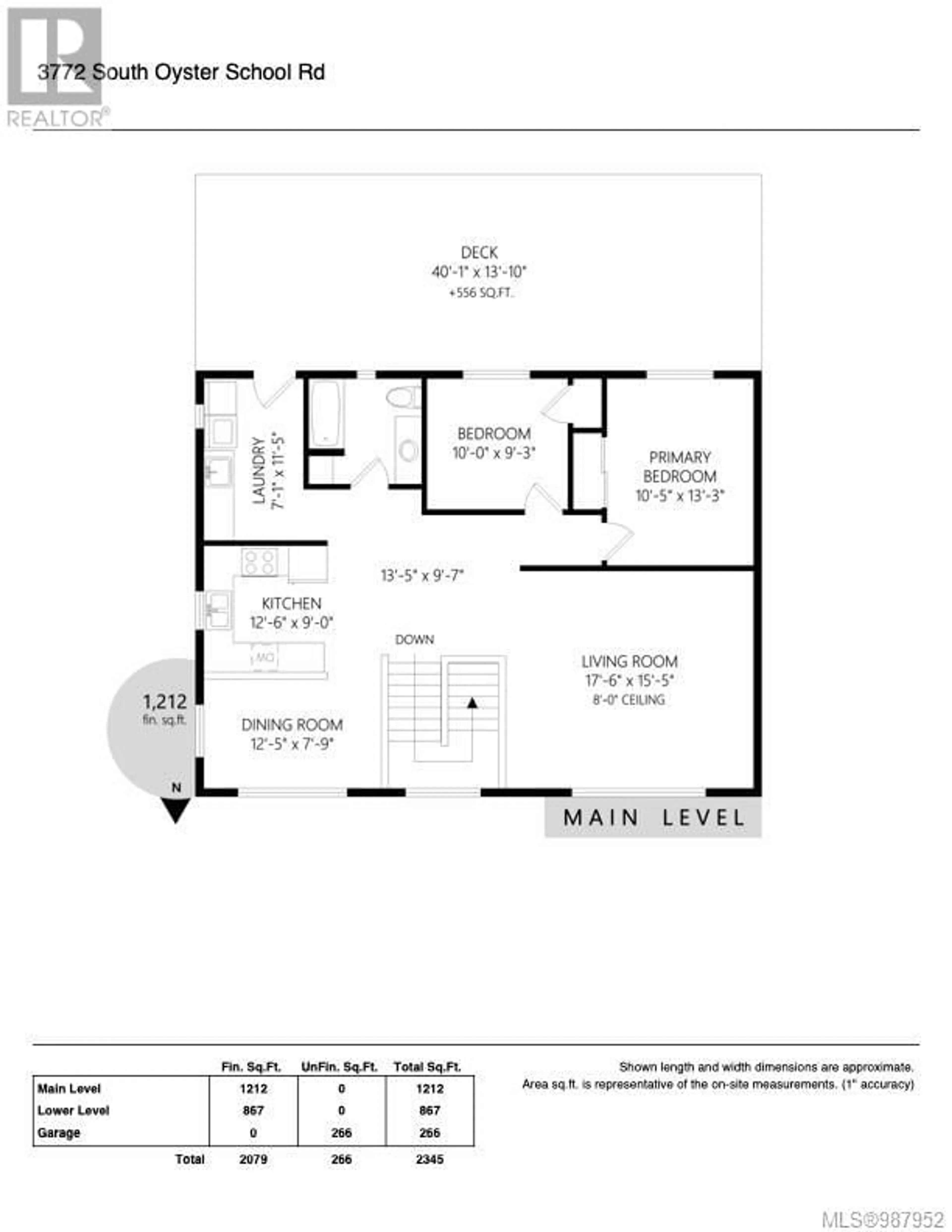 Floor plan for 3772 SOUTH OYSTER SCHOOL ROAD, Saltair British Columbia V9G1Z5