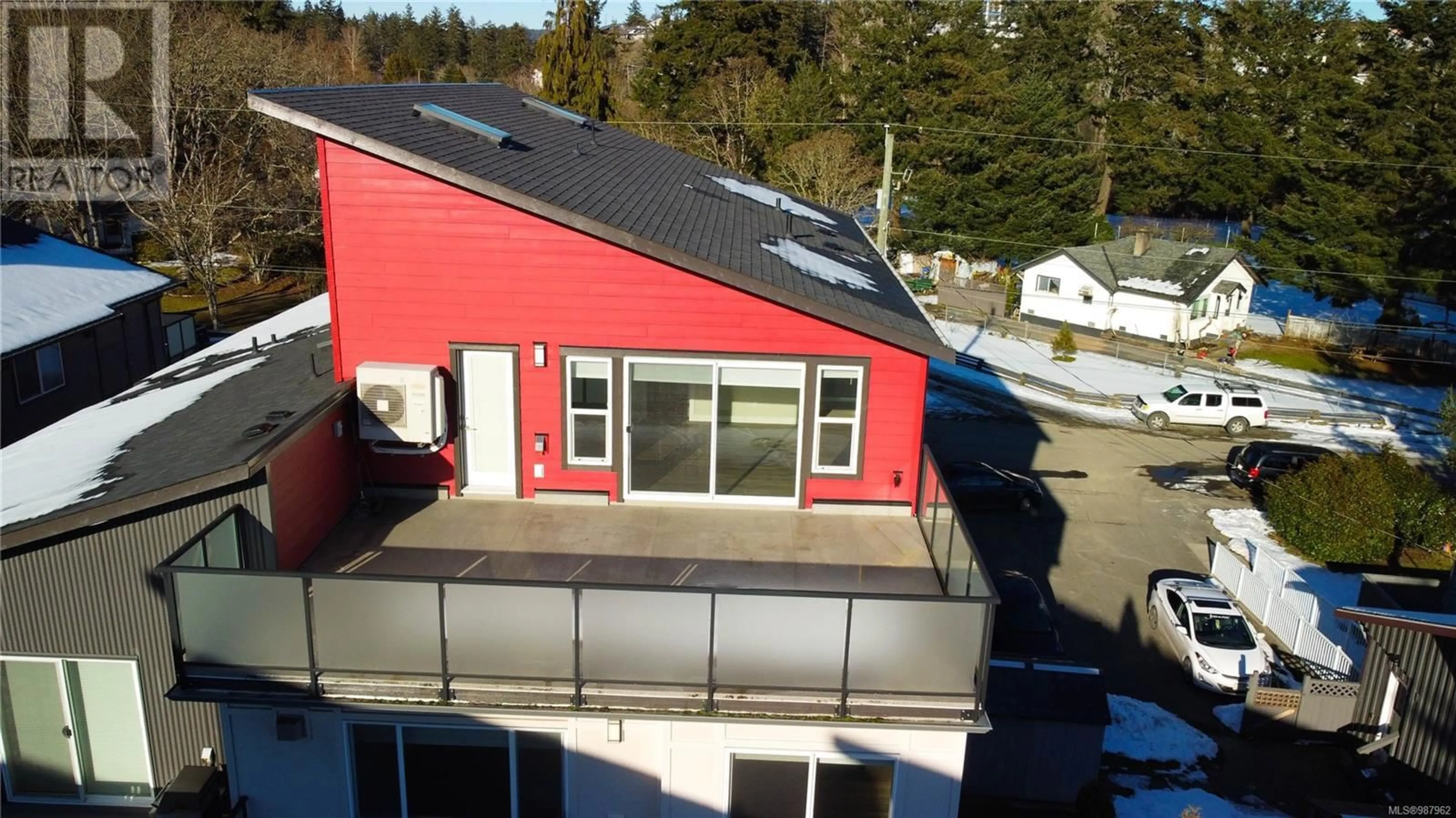 A pic from outside/outdoor area/front of a property/back of a property/a pic from drone, unknown for 107 1021 Springboard Pl, Langford British Columbia V9B3E2