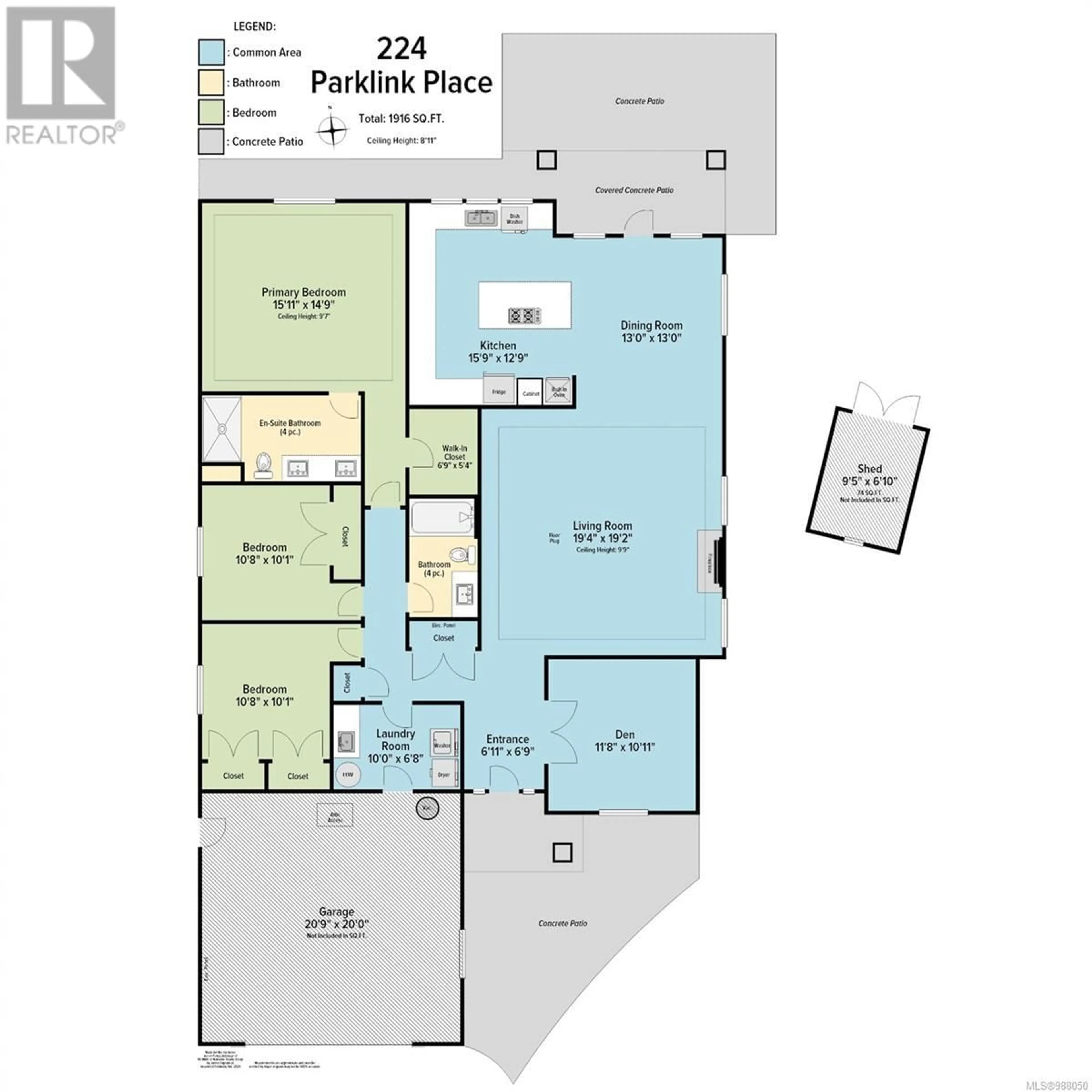 Floor plan for 224 Parklink Pl, Parksville British Columbia V9P0E2