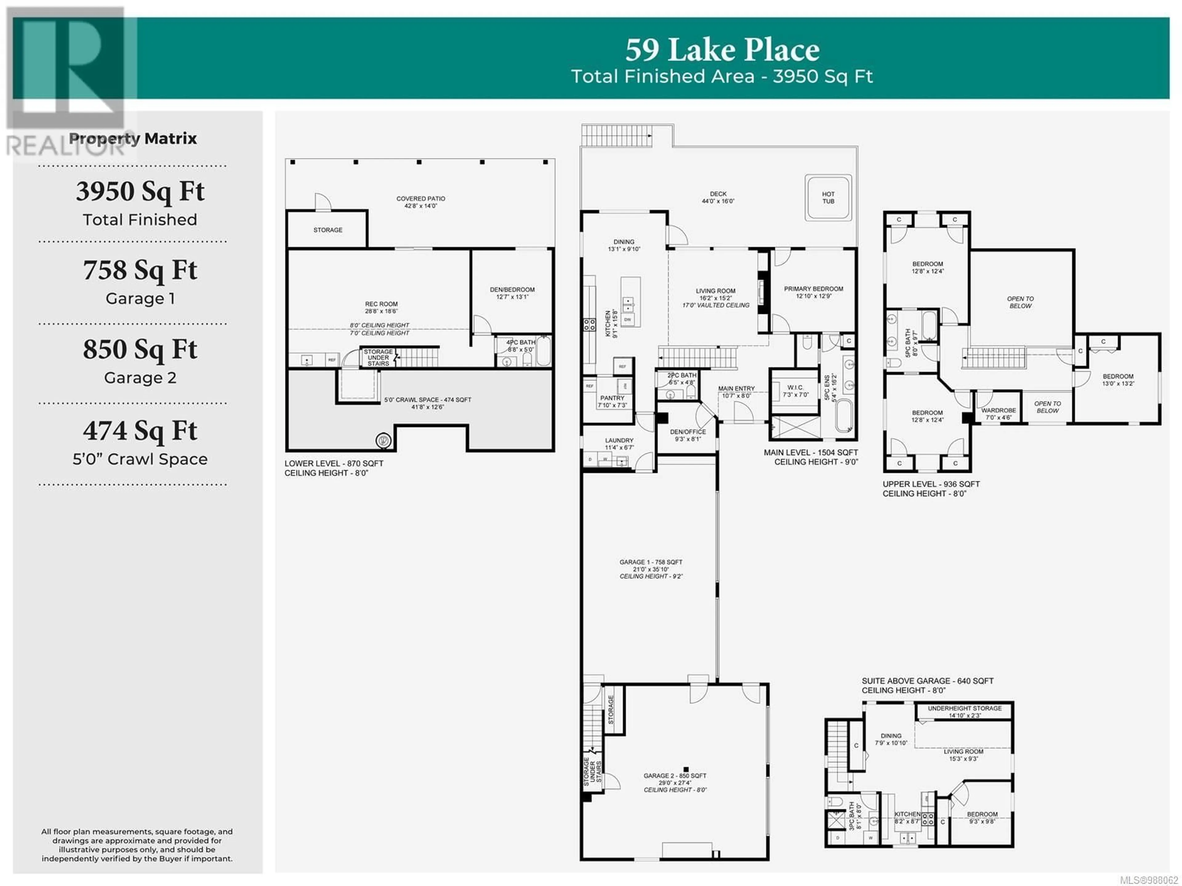 Floor plan for 59 Lake Pl, Nanaimo British Columbia V9T5S1