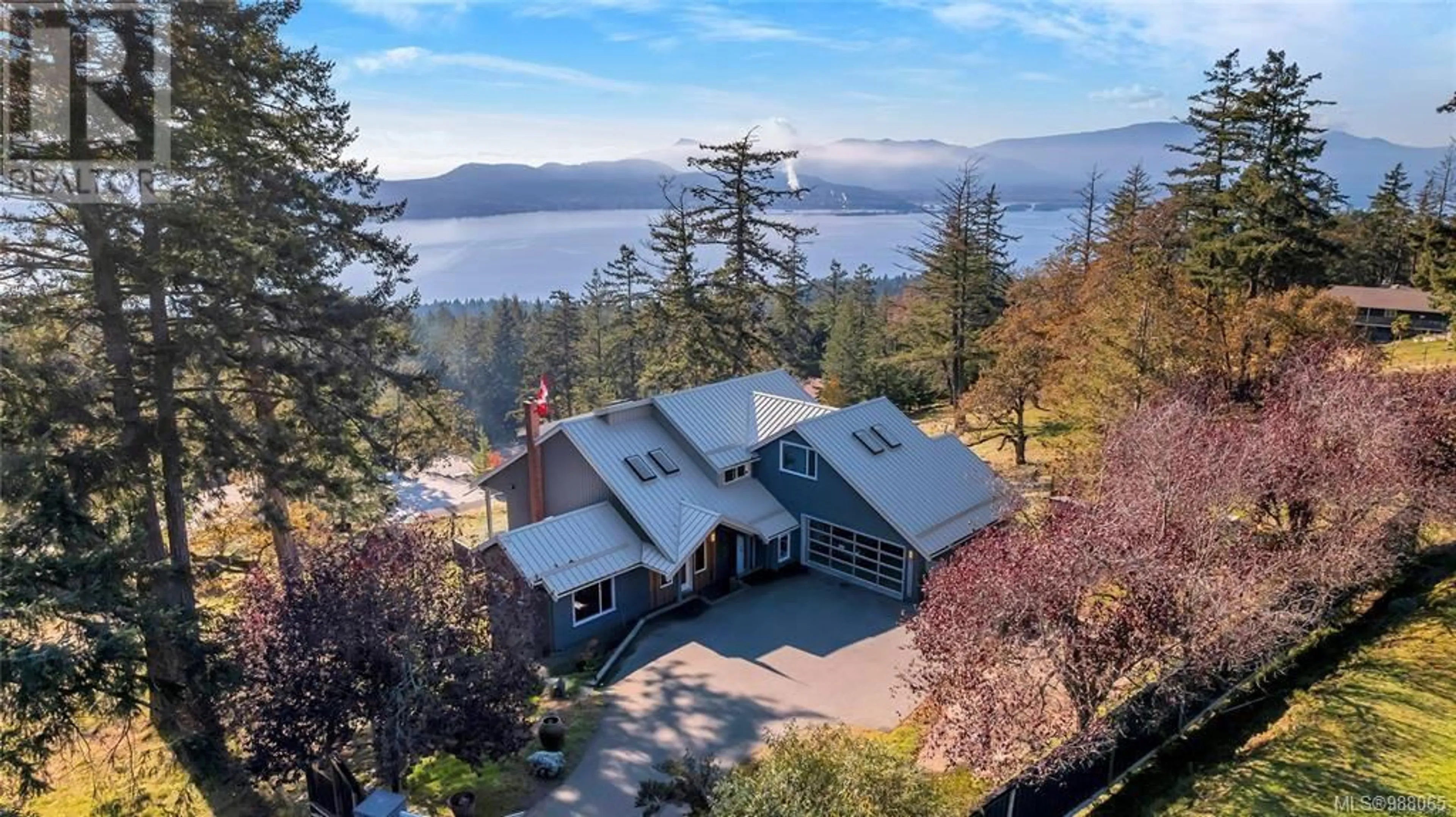 A pic from outside/outdoor area/front of a property/back of a property/a pic from drone, water/lake/river/ocean view for 263 Canvasback Pl, Salt Spring British Columbia V8K2W5