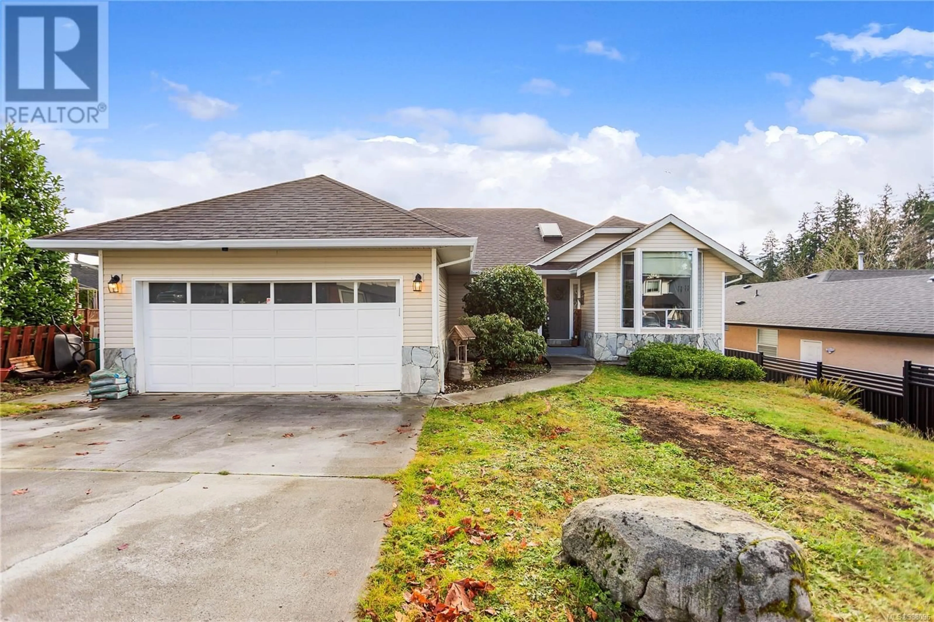 Home with vinyl exterior material, street for 5106 CAROL PLACE, Nanaimo British Columbia V9T5Z3