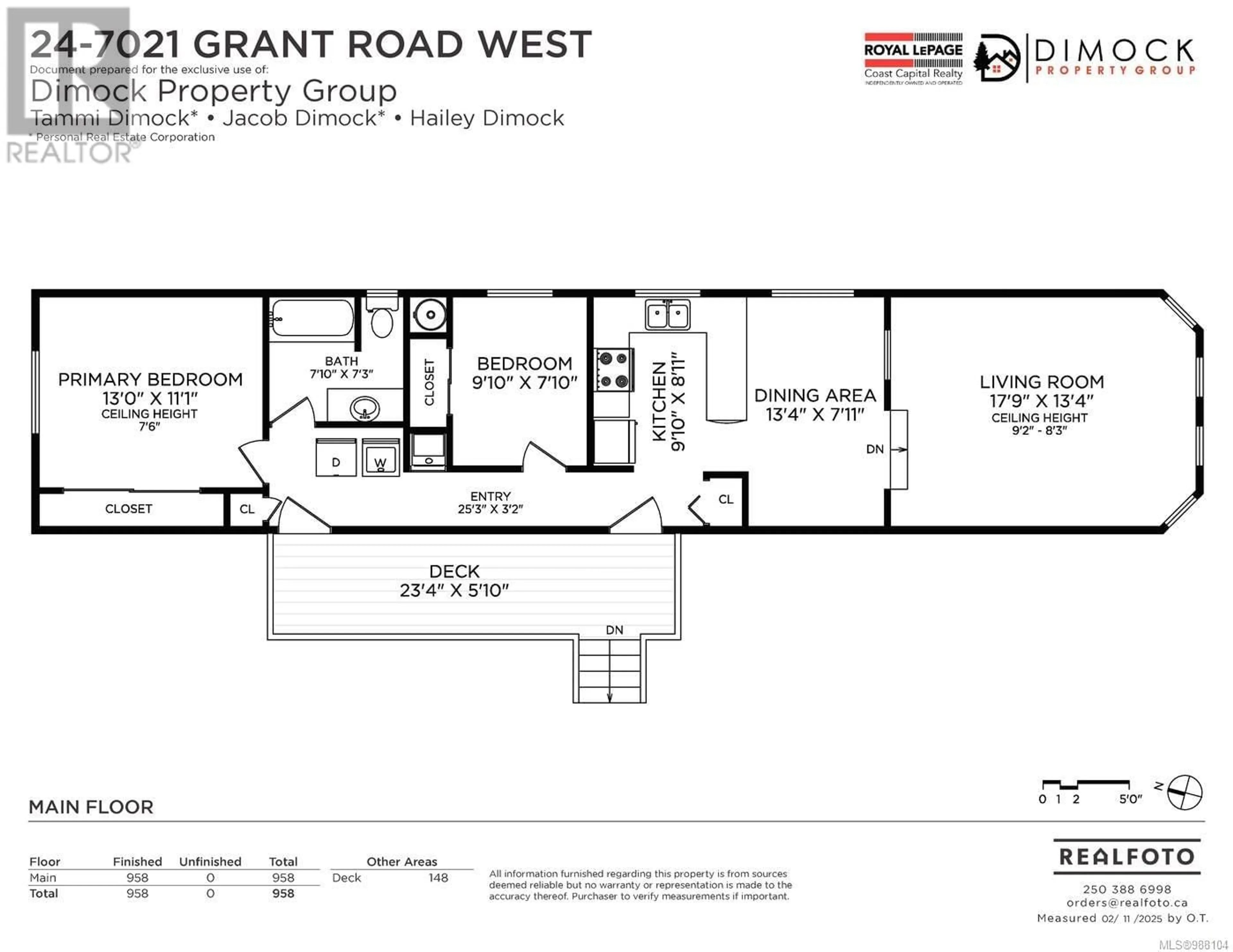 Floor plan for 24 7021 Grant Rd W, Sooke British Columbia V9Z0N7