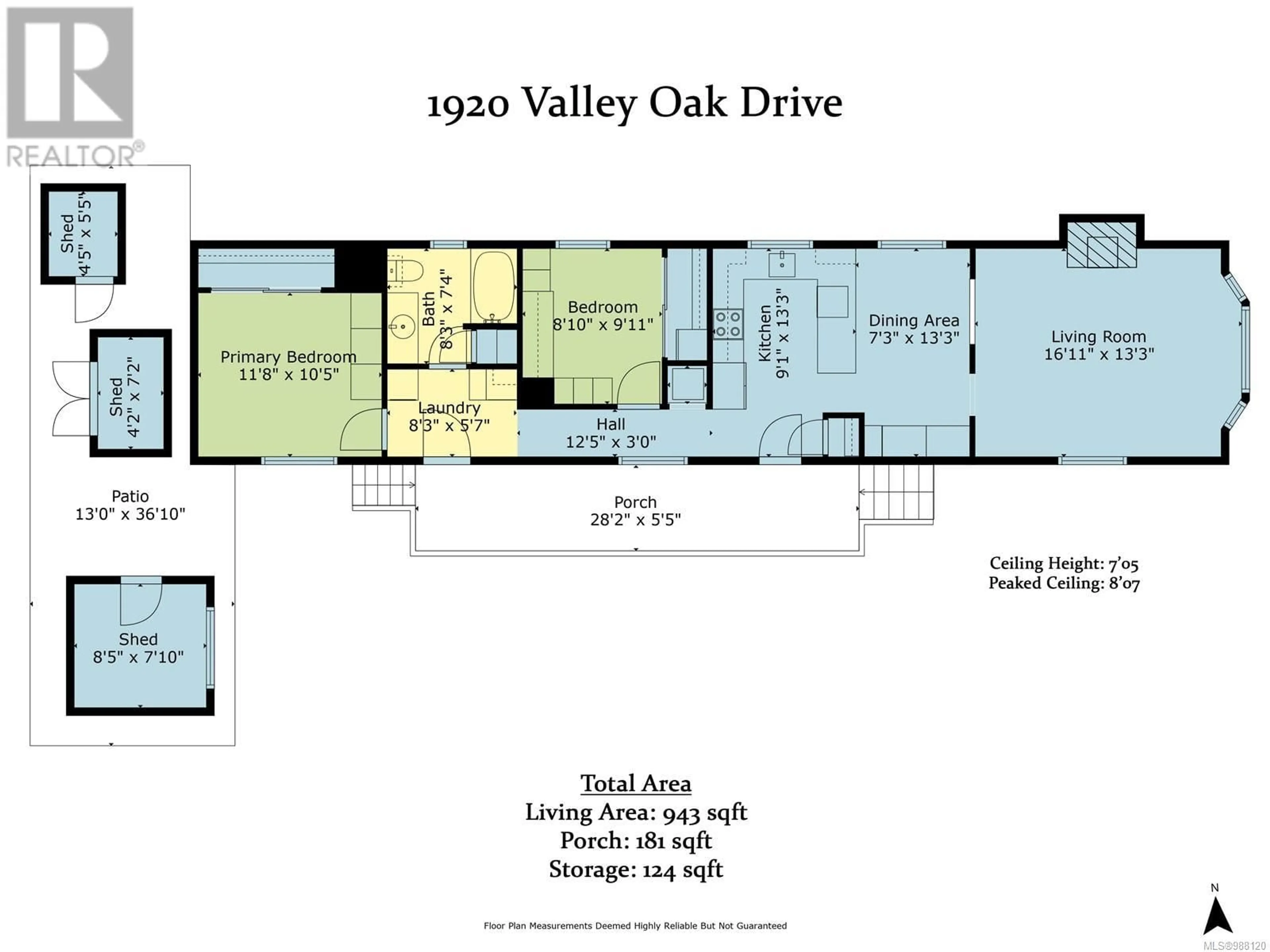 Floor plan for 1920 VALLEY OAK DRIVE, Nanaimo British Columbia V9R6N1