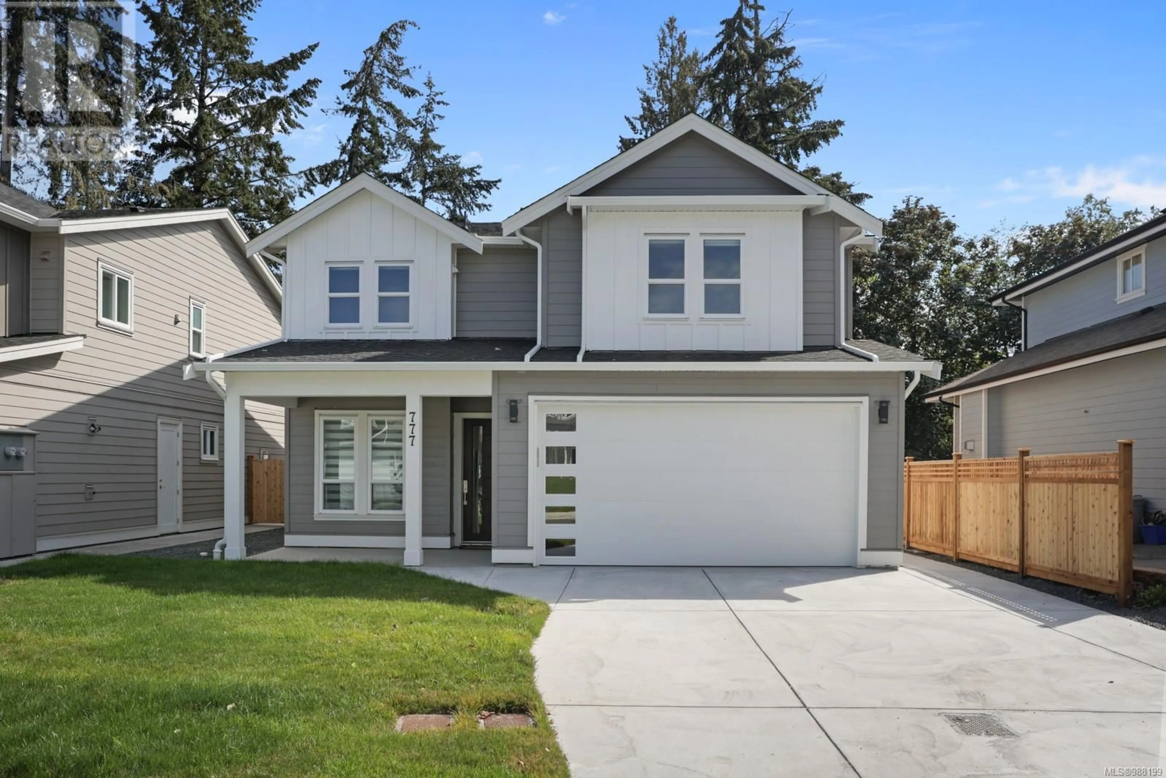 Home with vinyl exterior material, street for 777 Harrier Way, Langford British Columbia V9B6Y6