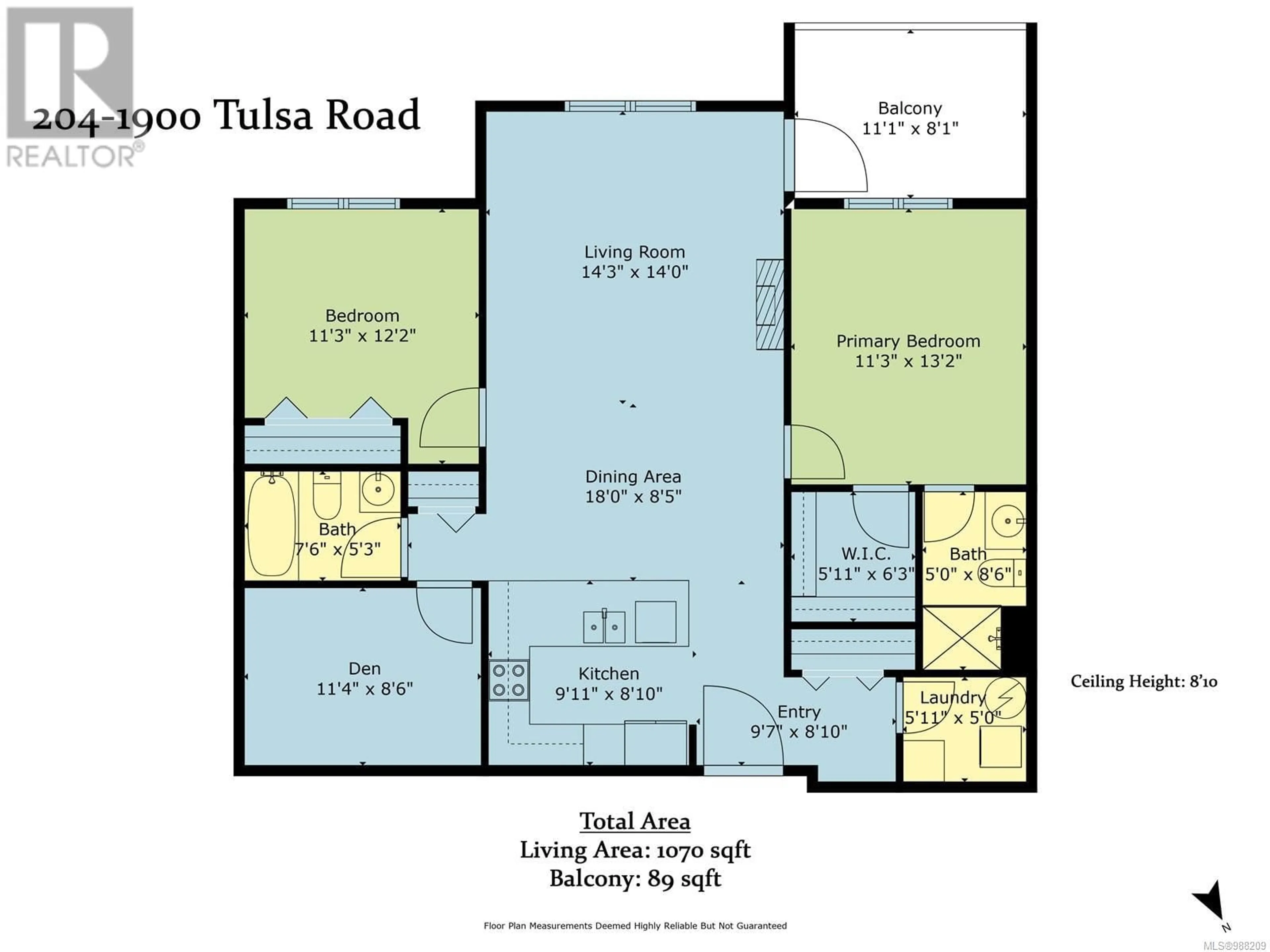 Floor plan for 204 1900 Tulsa Rd, Nanaimo British Columbia V9S0C2