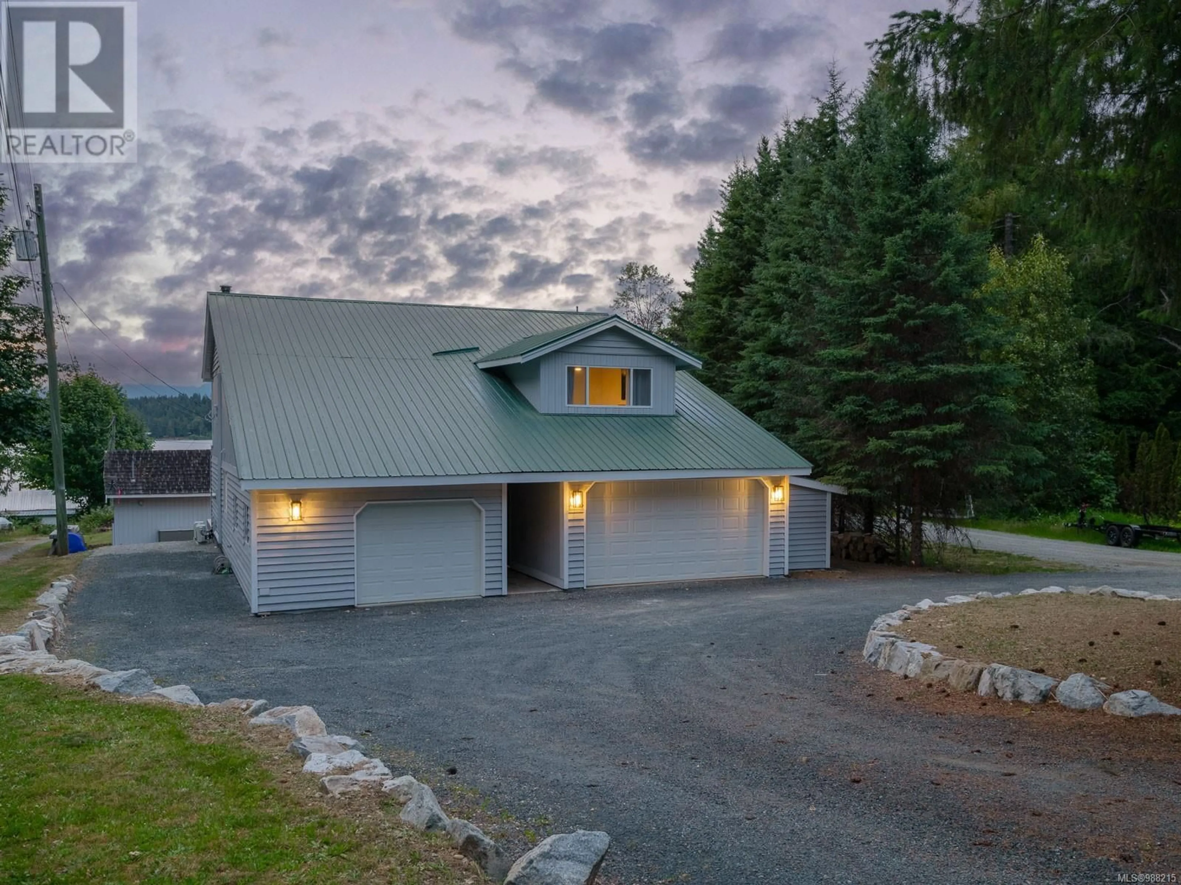 A pic from outside/outdoor area/front of a property/back of a property/a pic from drone, mountain view for 9010 LORD ROAD, Port Alberni British Columbia V9Y9C1