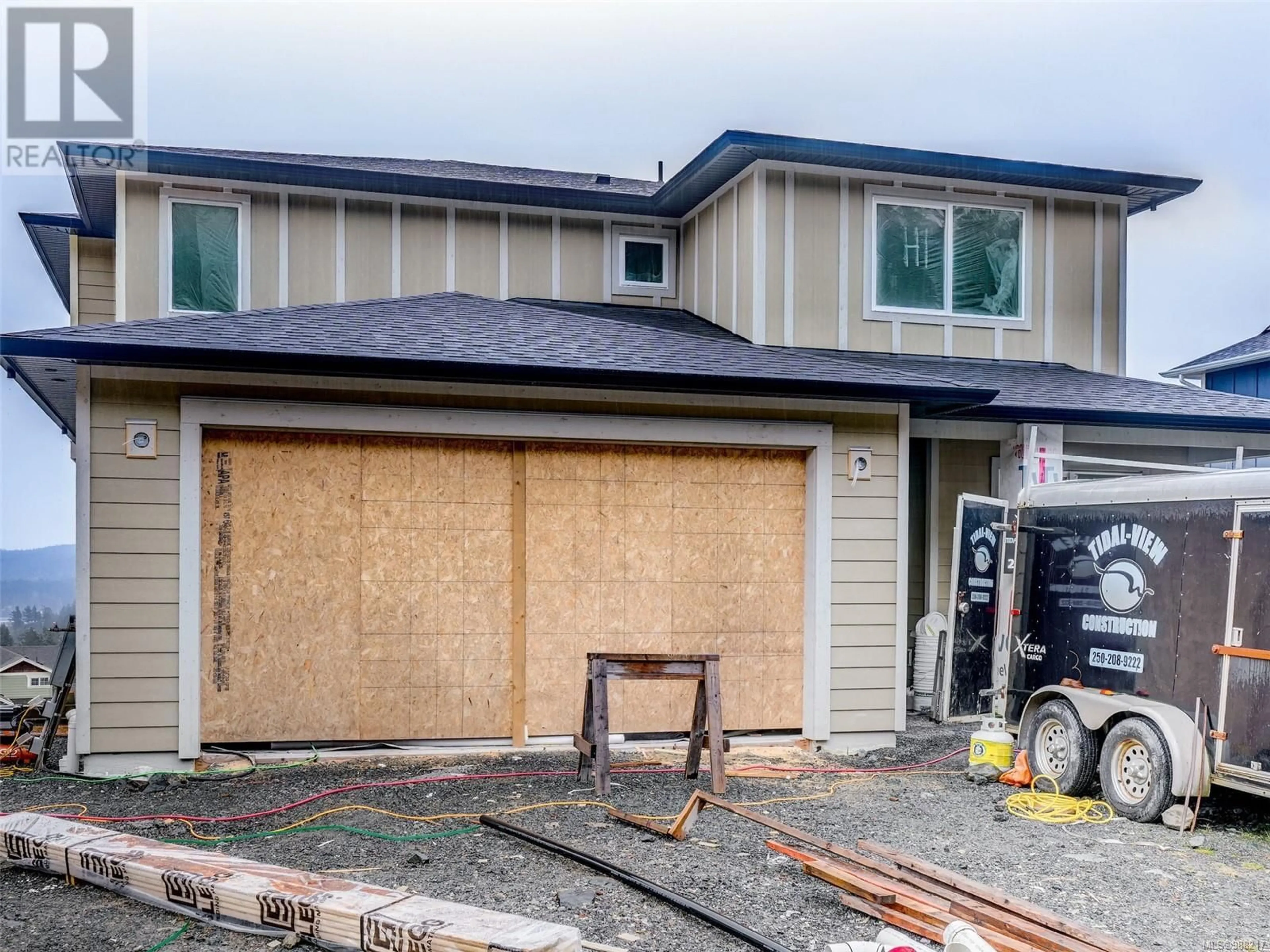 Home with vinyl exterior material, street for 2585 NICKSON WAY, Sooke British Columbia V9Z1P8