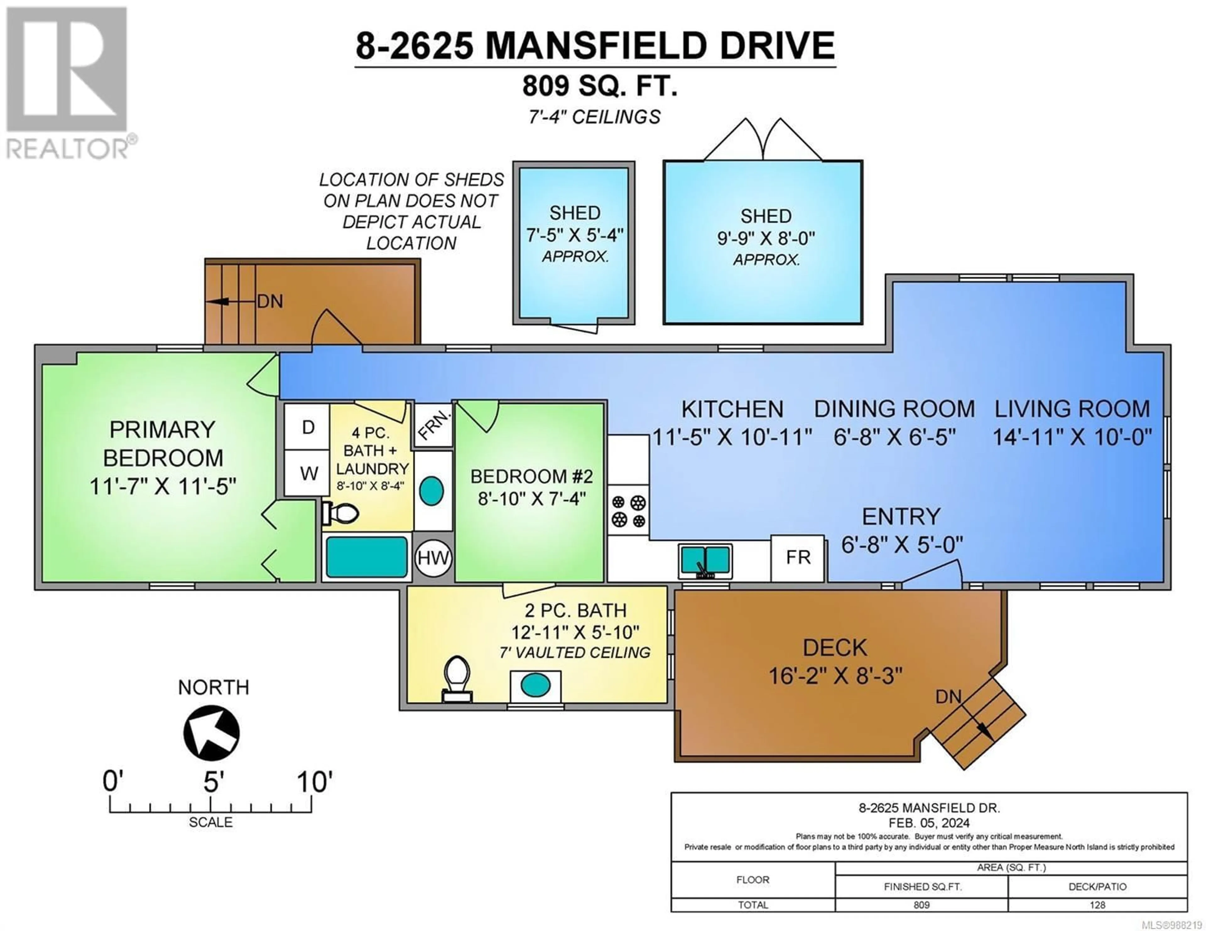Floor plan for 8 - 2625 MANSFIELD DRIVE, Courtenay British Columbia V9N2M2