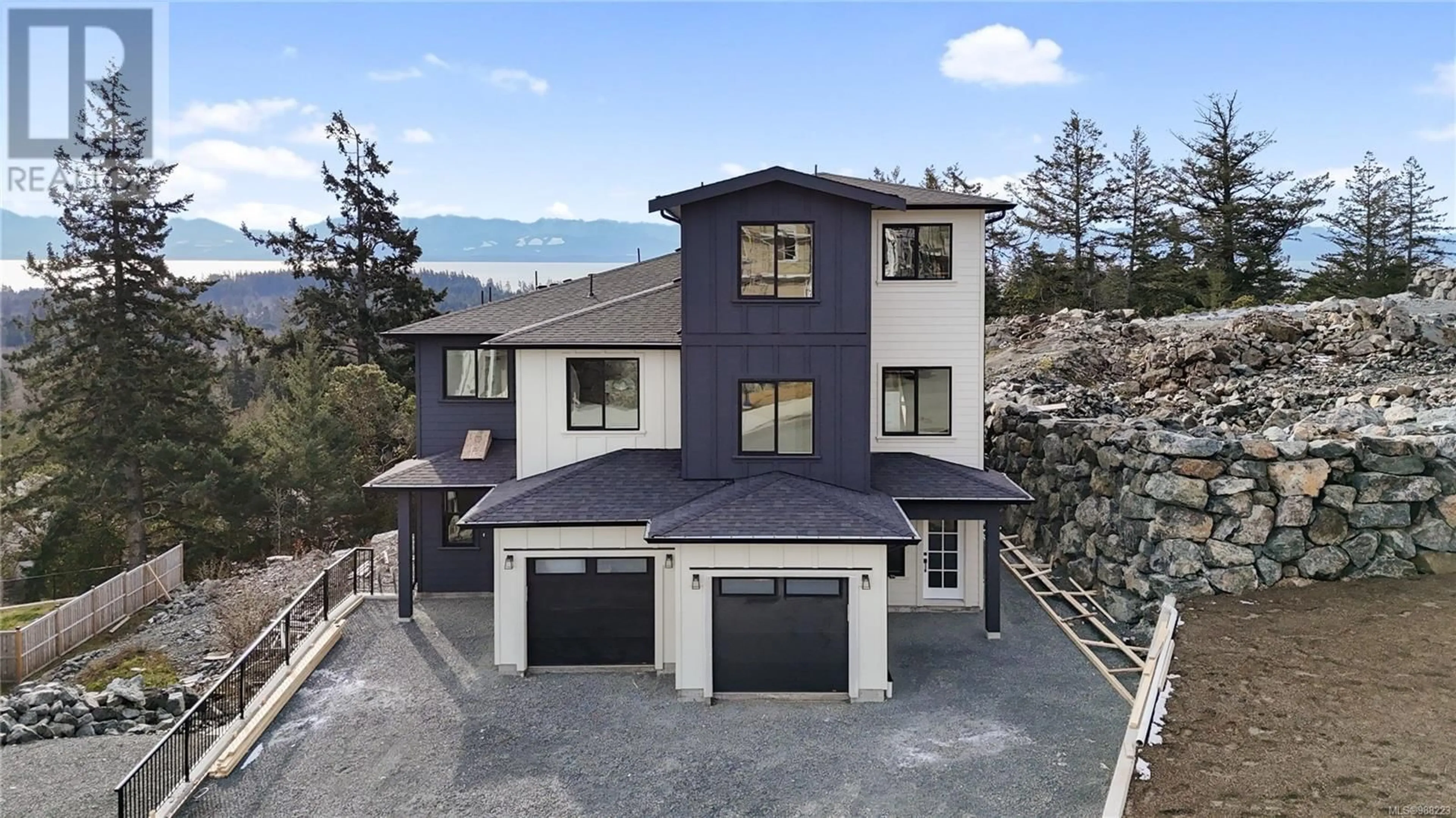 Home with vinyl exterior material, mountain view for 7057 Brailsford Pl, Sooke British Columbia V9Z1R2