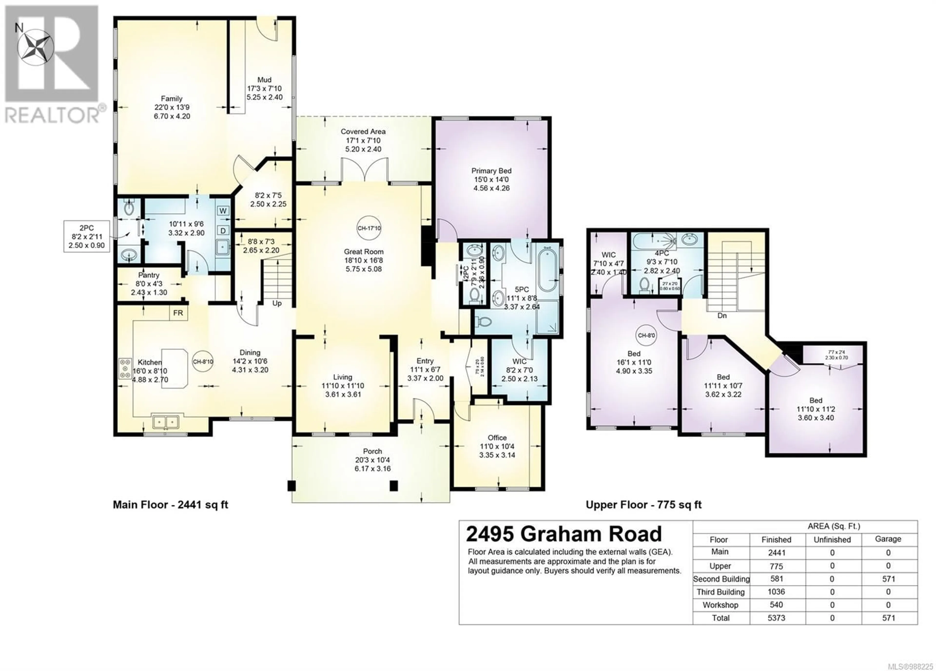Floor plan for 2495 GRAHAM ROAD, Courtenay British Columbia V9J1T4
