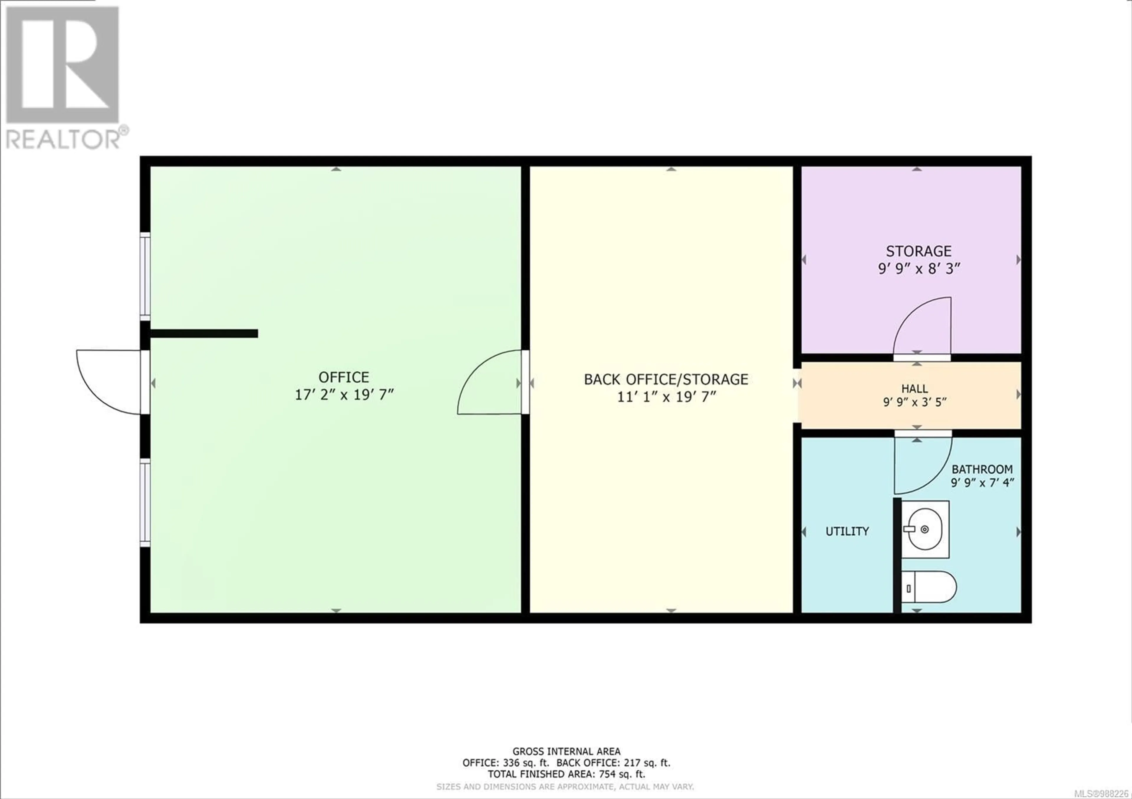 Floor plan for 2 - 522 DOGWOOD STREET SOUTH, Campbell River British Columbia V9W2Y5