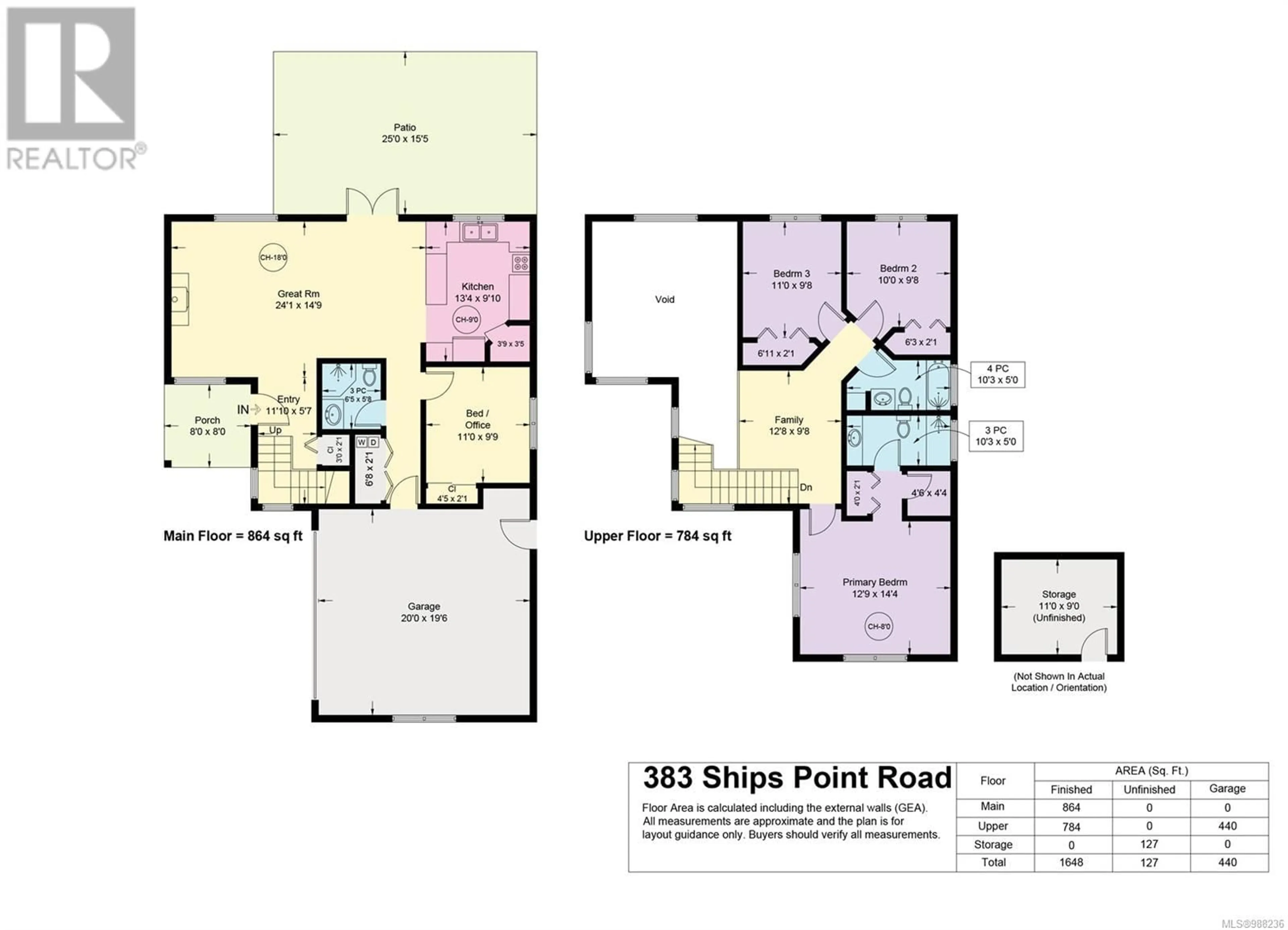 Floor plan for 383 SHIPS POINT ROAD, Fanny Bay British Columbia V0R1W0