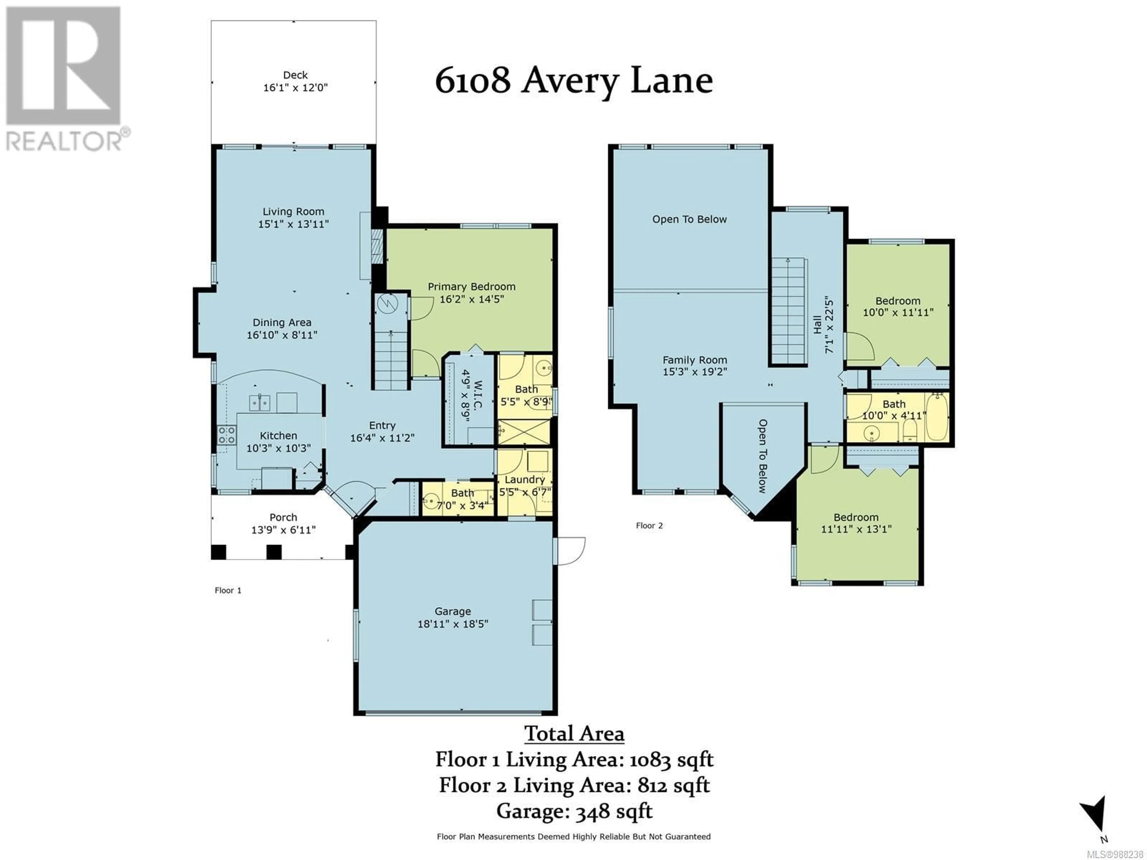 Floor plan for 6108 Avery Lane, Nanaimo British Columbia V9T6R5