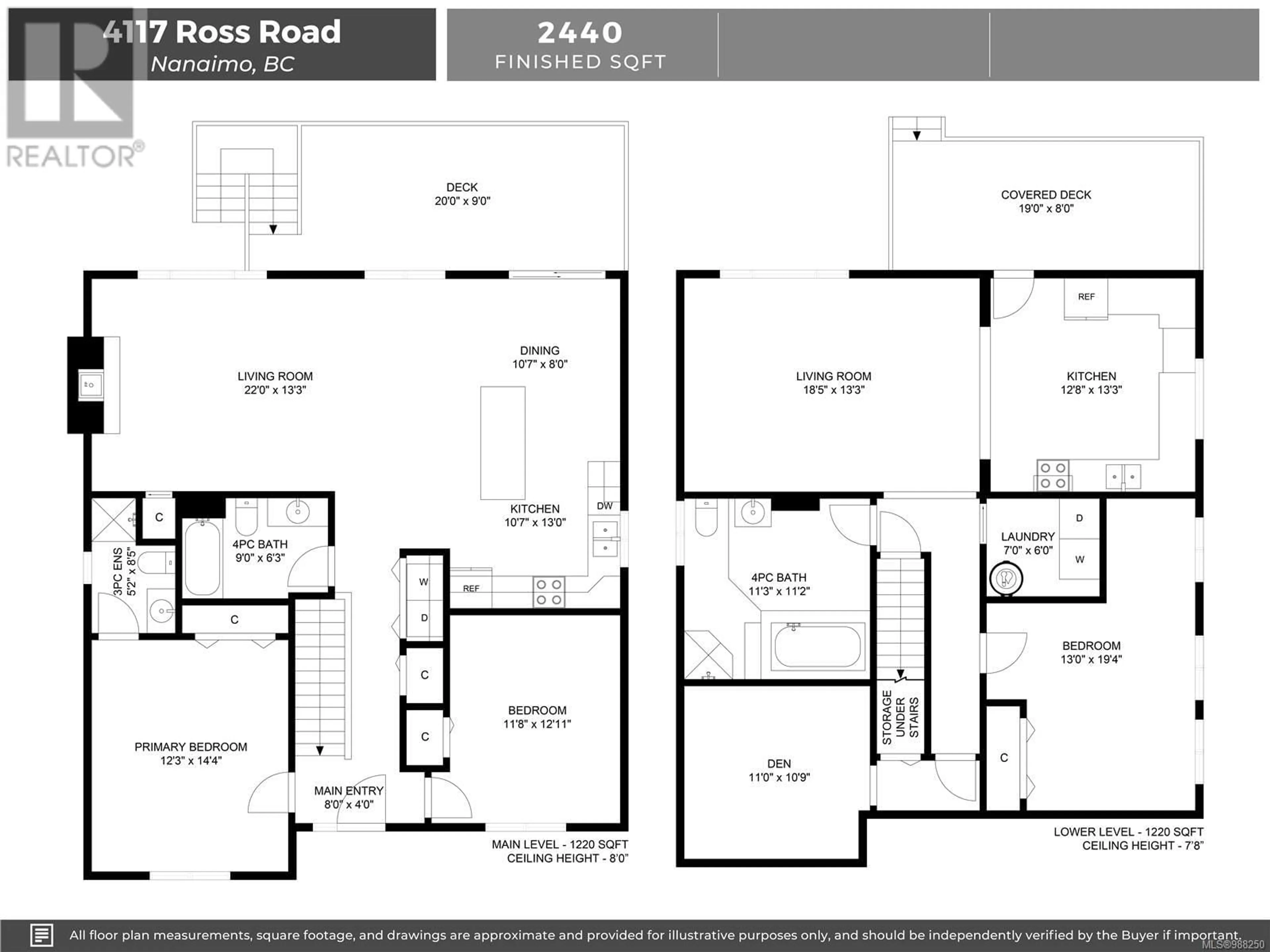 Floor plan for 4117 Ross Rd, Nanaimo British Columbia V9T4M9