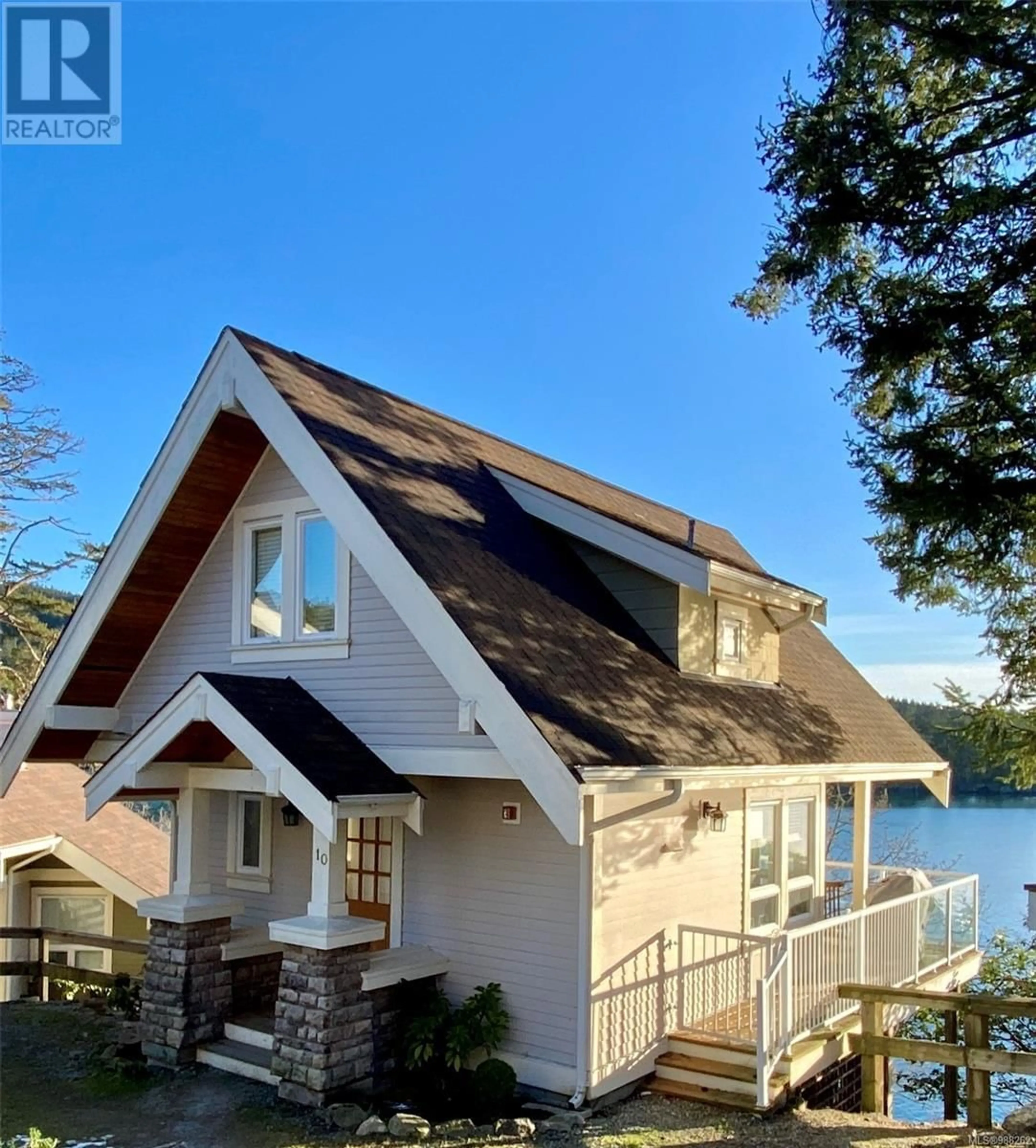 Home with vinyl exterior material, water/lake/river/ocean view for 10B 2315 Mackinnon Rd, Pender Island British Columbia V0N2M1