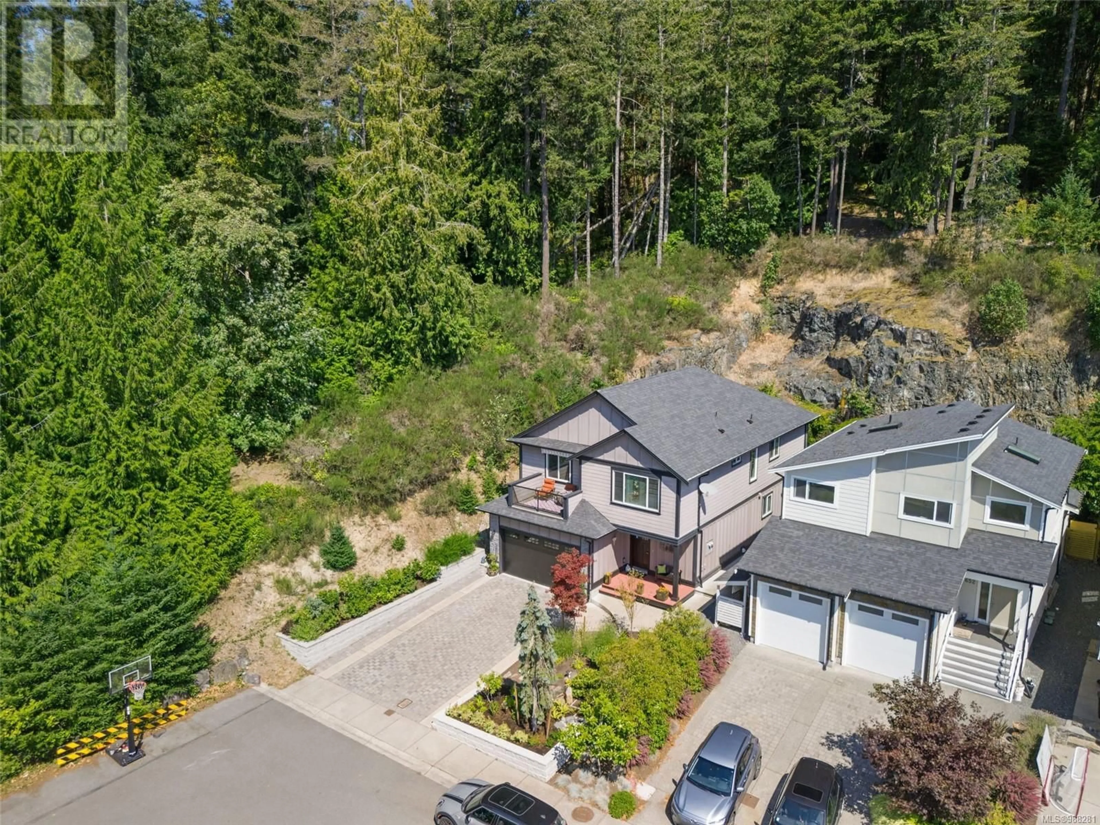 A pic from outside/outdoor area/front of a property/back of a property/a pic from drone, unknown for 656 Granrose Terr, Colwood British Columbia V9C4M3