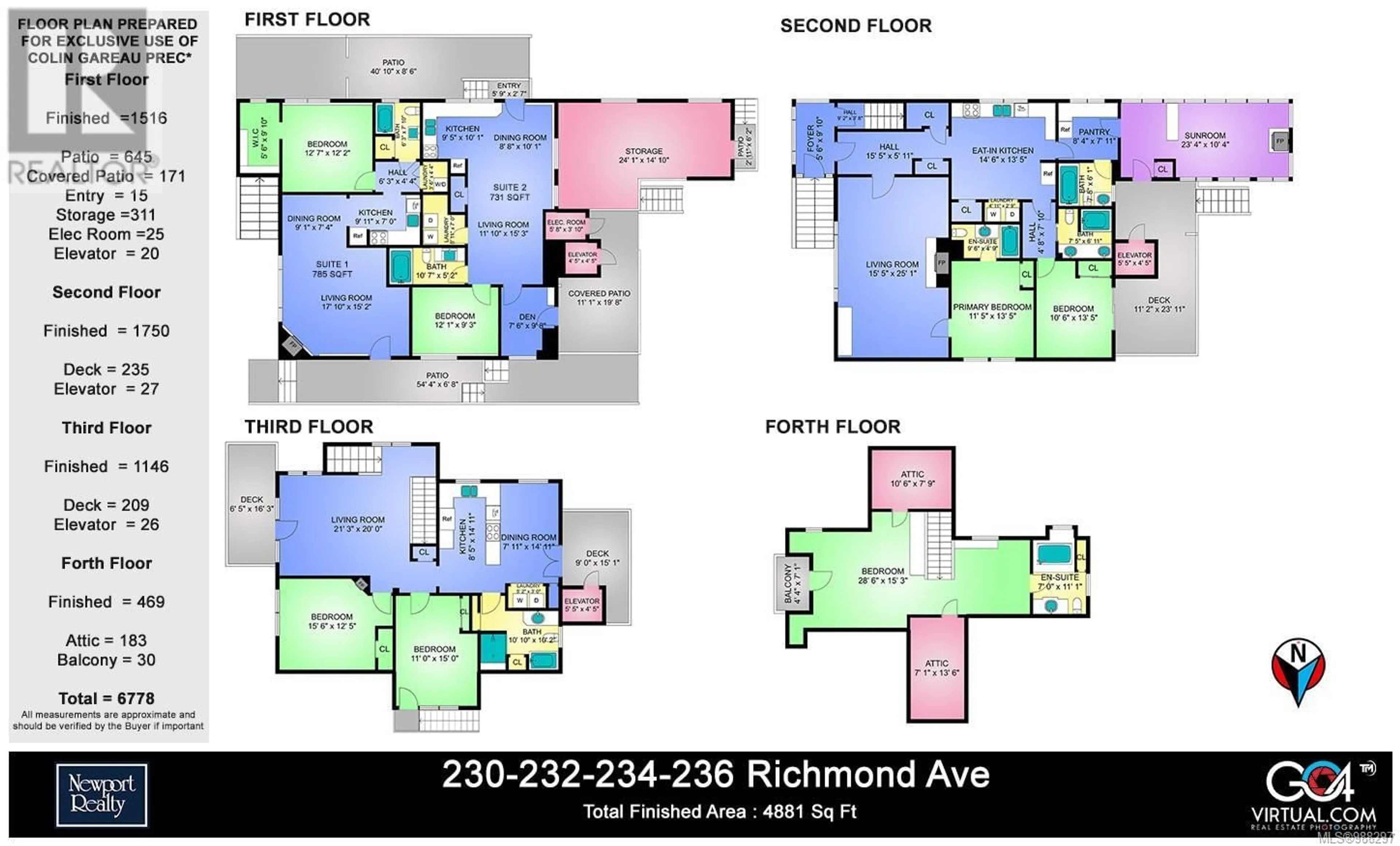 Floor plan for 232 Richmond Ave, Victoria British Columbia V8S3X8