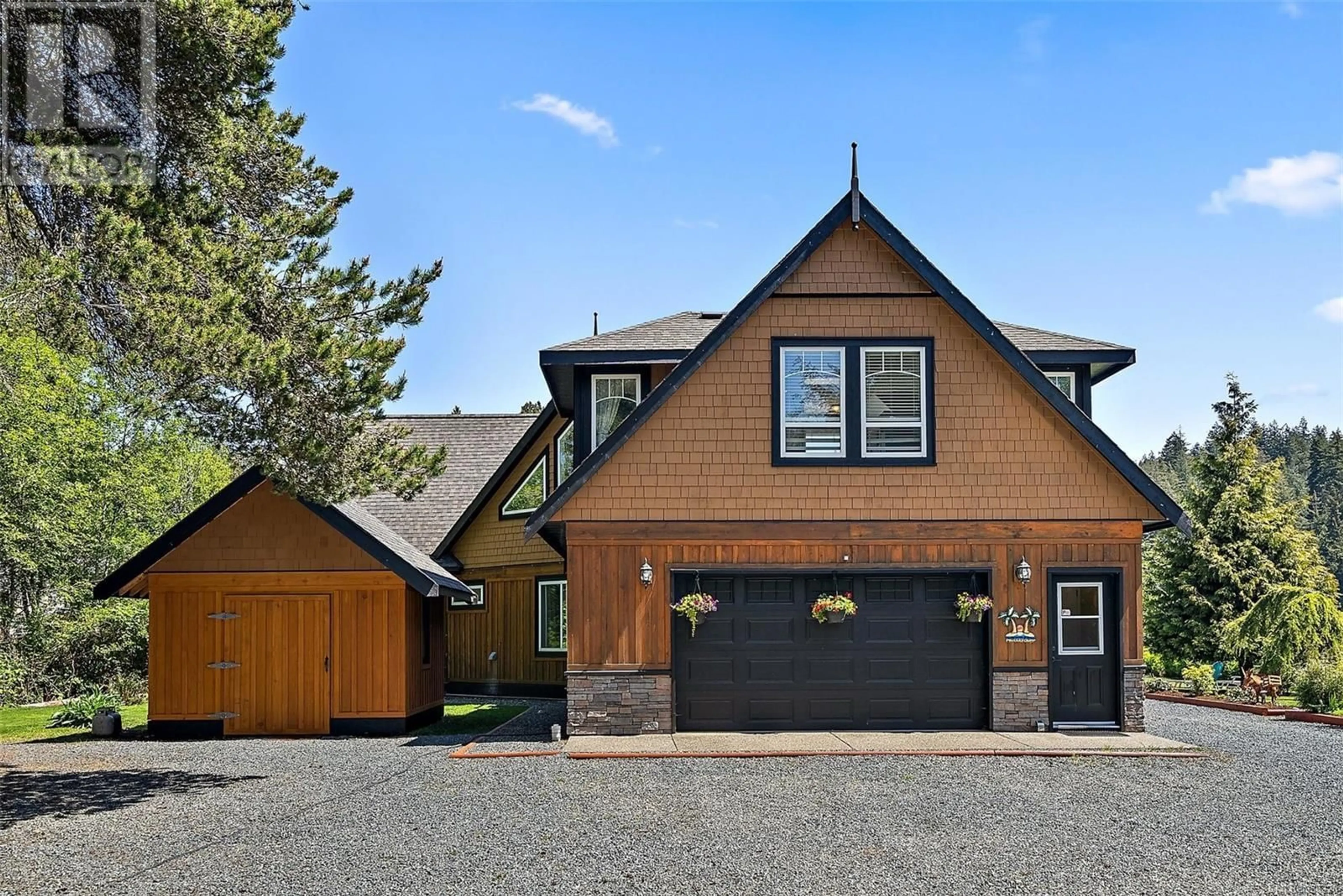 Home with brick exterior material, street for D 7849 Chubb Rd, Sooke British Columbia V9Z0R4