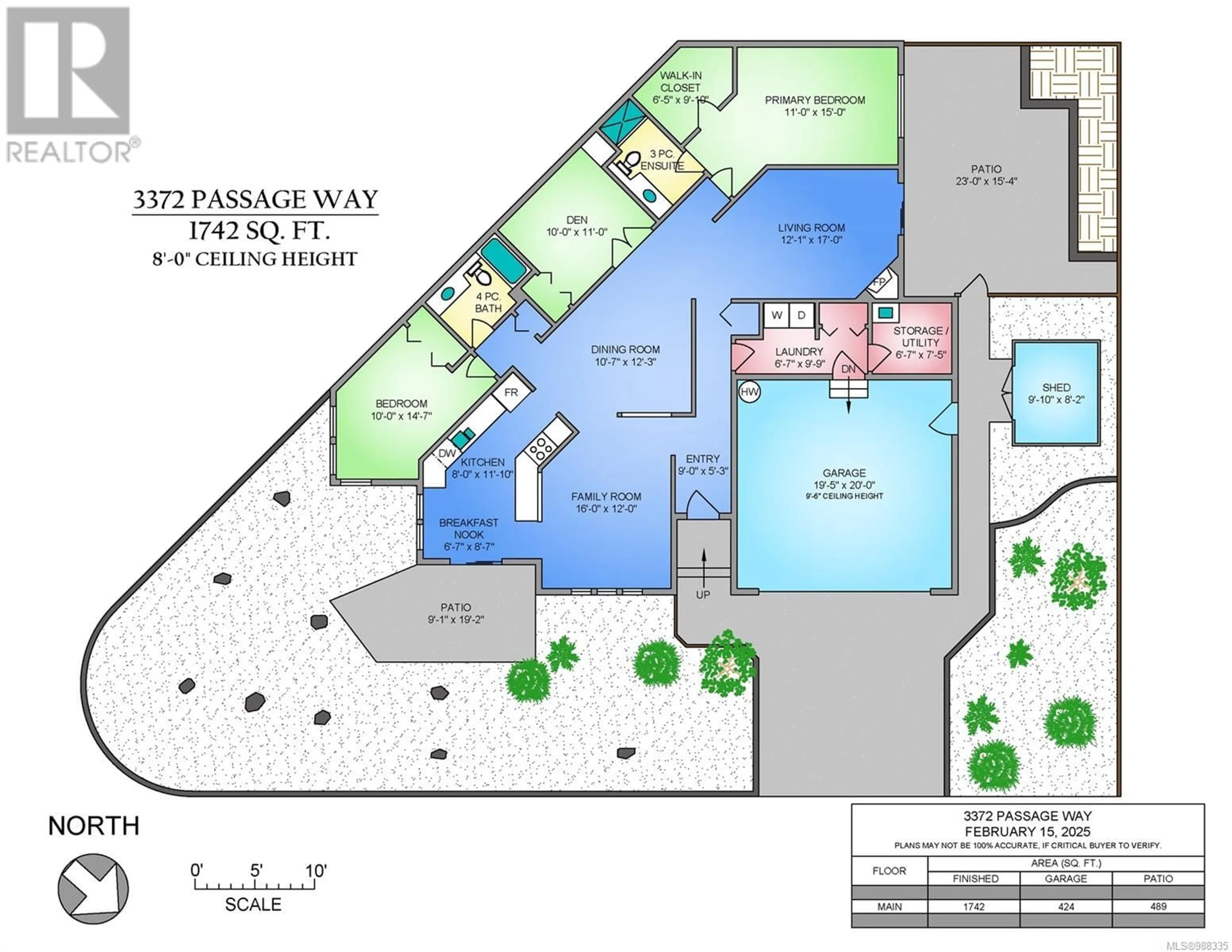 Floor plan for 3372 Passage Way, Colwood British Columbia V9C4J6