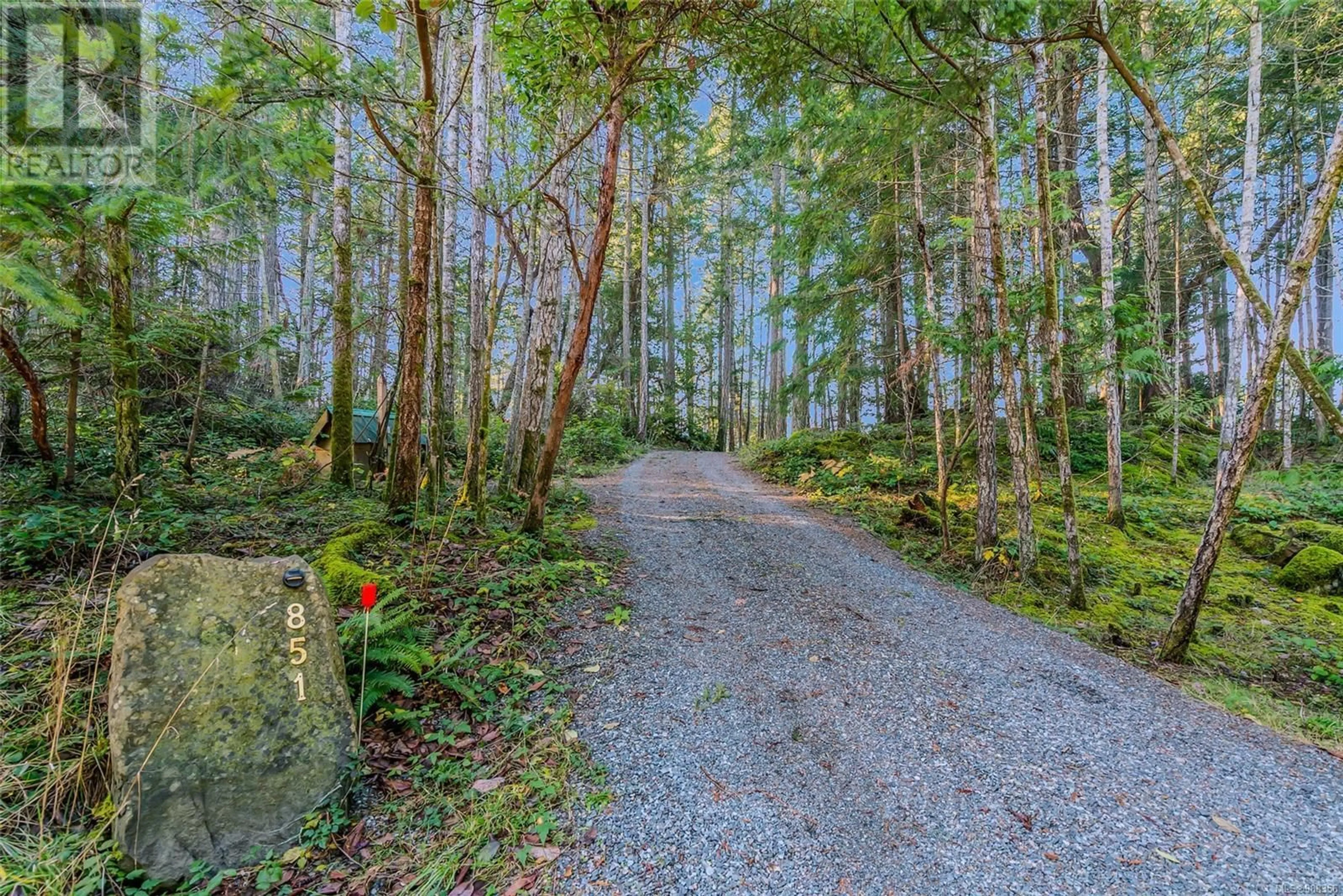 Patio, forest/trees view for 851 Canso Rd, Gabriola Island British Columbia V0R1X2