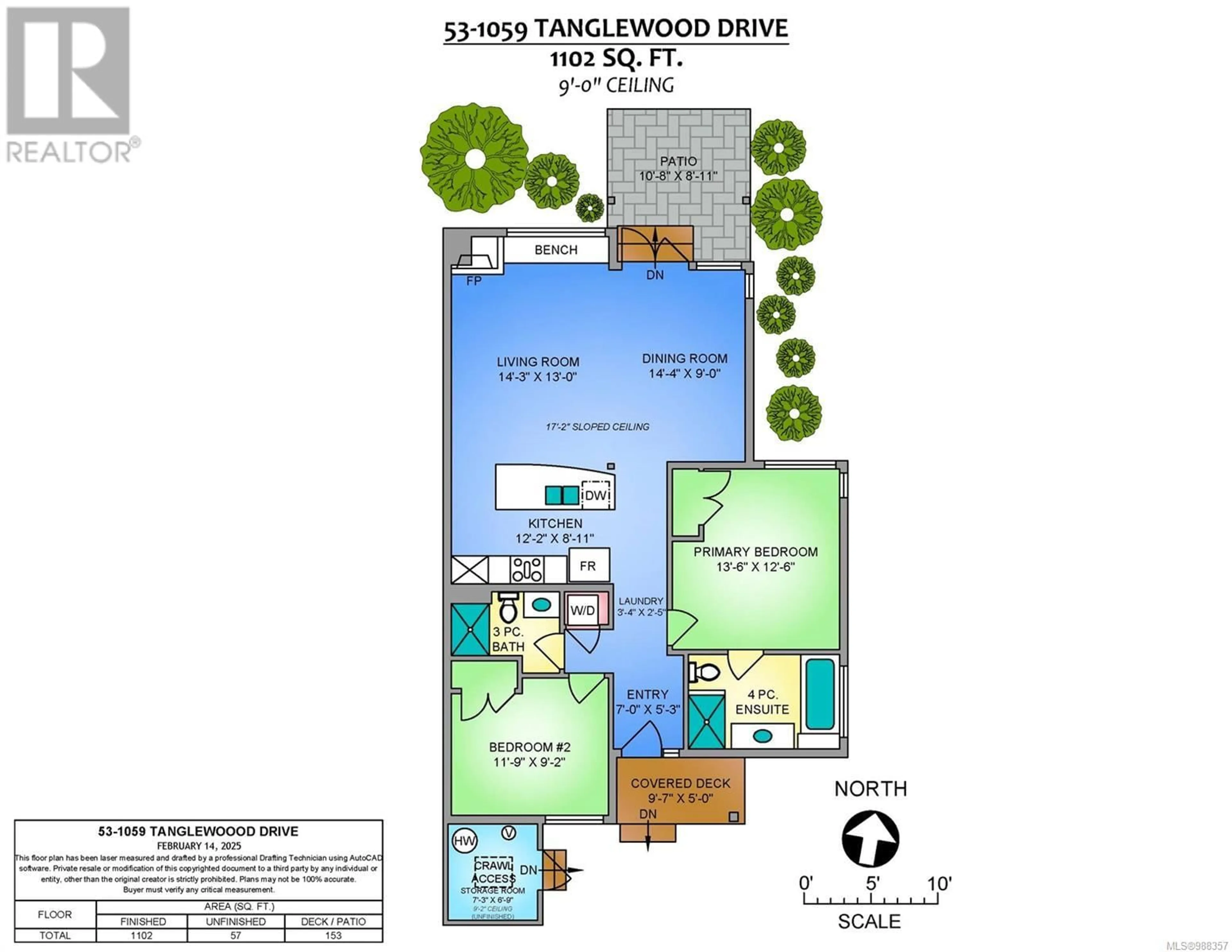 Floor plan for 53 - 1059 TANGLEWOOD PLACE, Parksville British Columbia V9P2E4