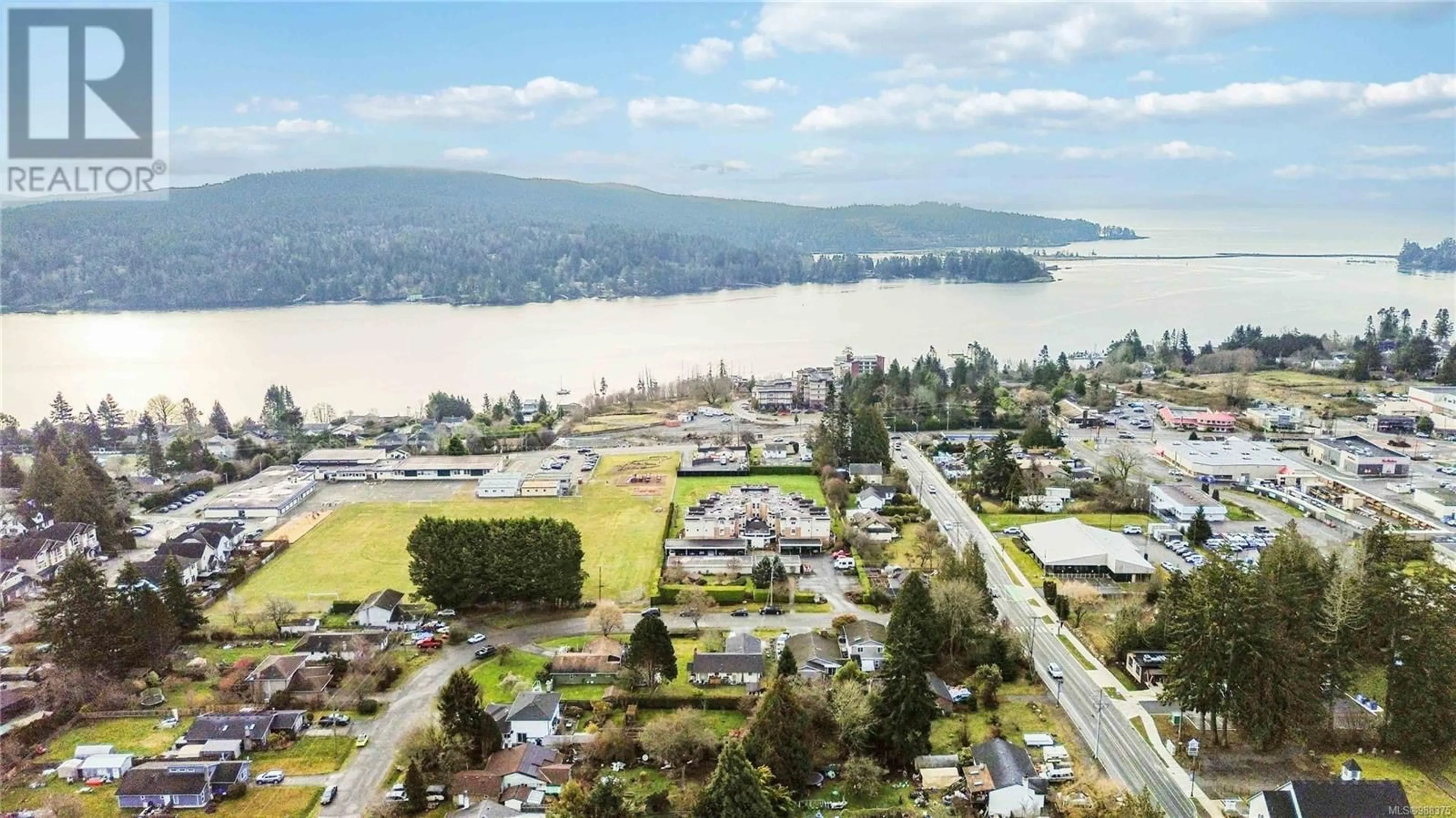 A pic from outside/outdoor area/front of a property/back of a property/a pic from drone, water/lake/river/ocean view for 304 6585 Country Rd, Sooke British Columbia V9Z0W5